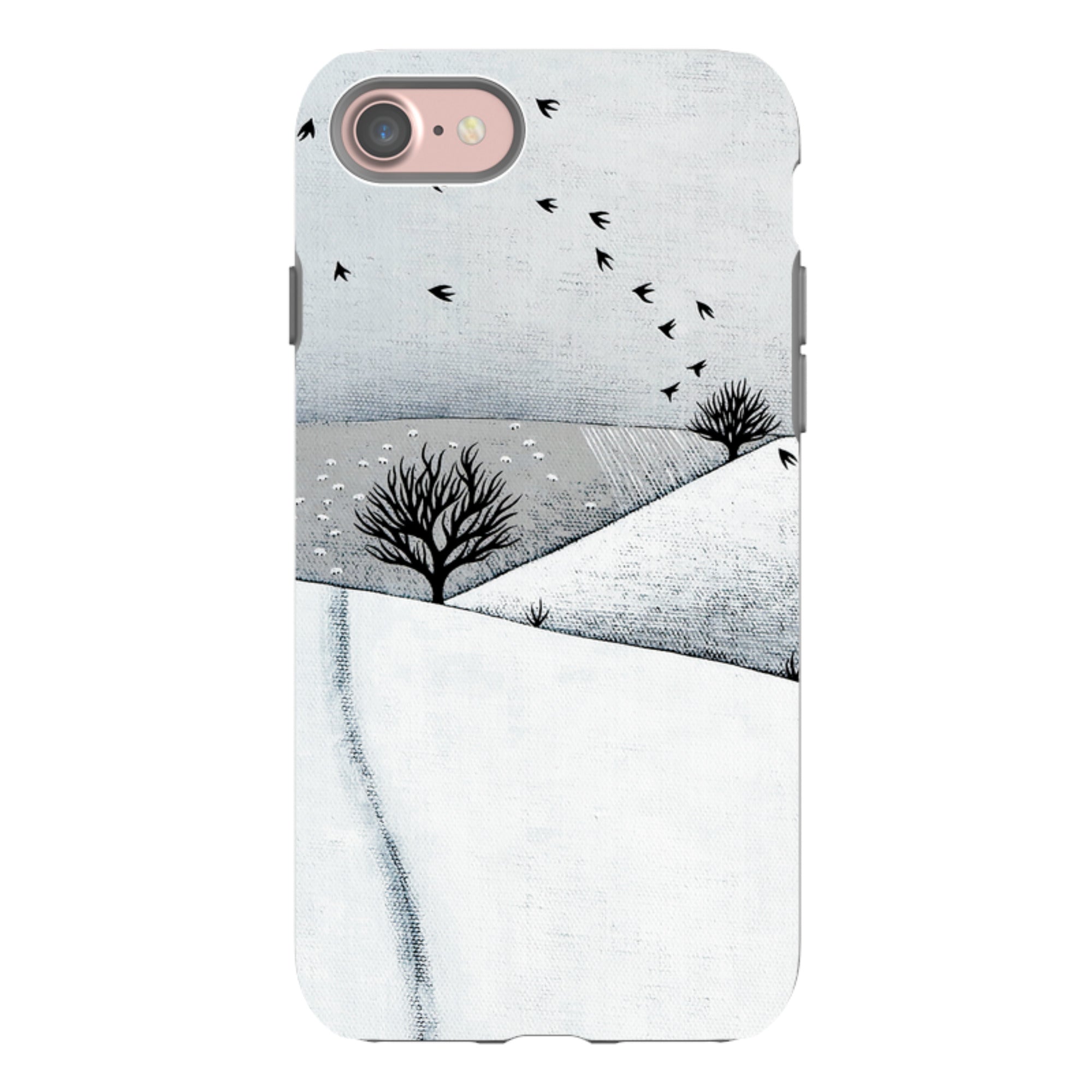 iPhone Tough Case - Snowy Landscape By Natasha Newton