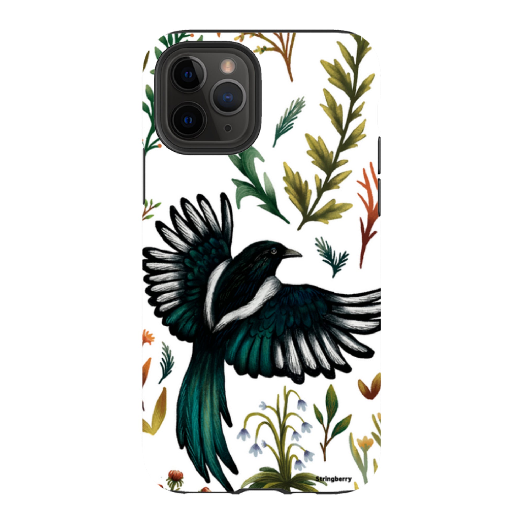 iPhone Tough Case - Magpie By Anna Stead