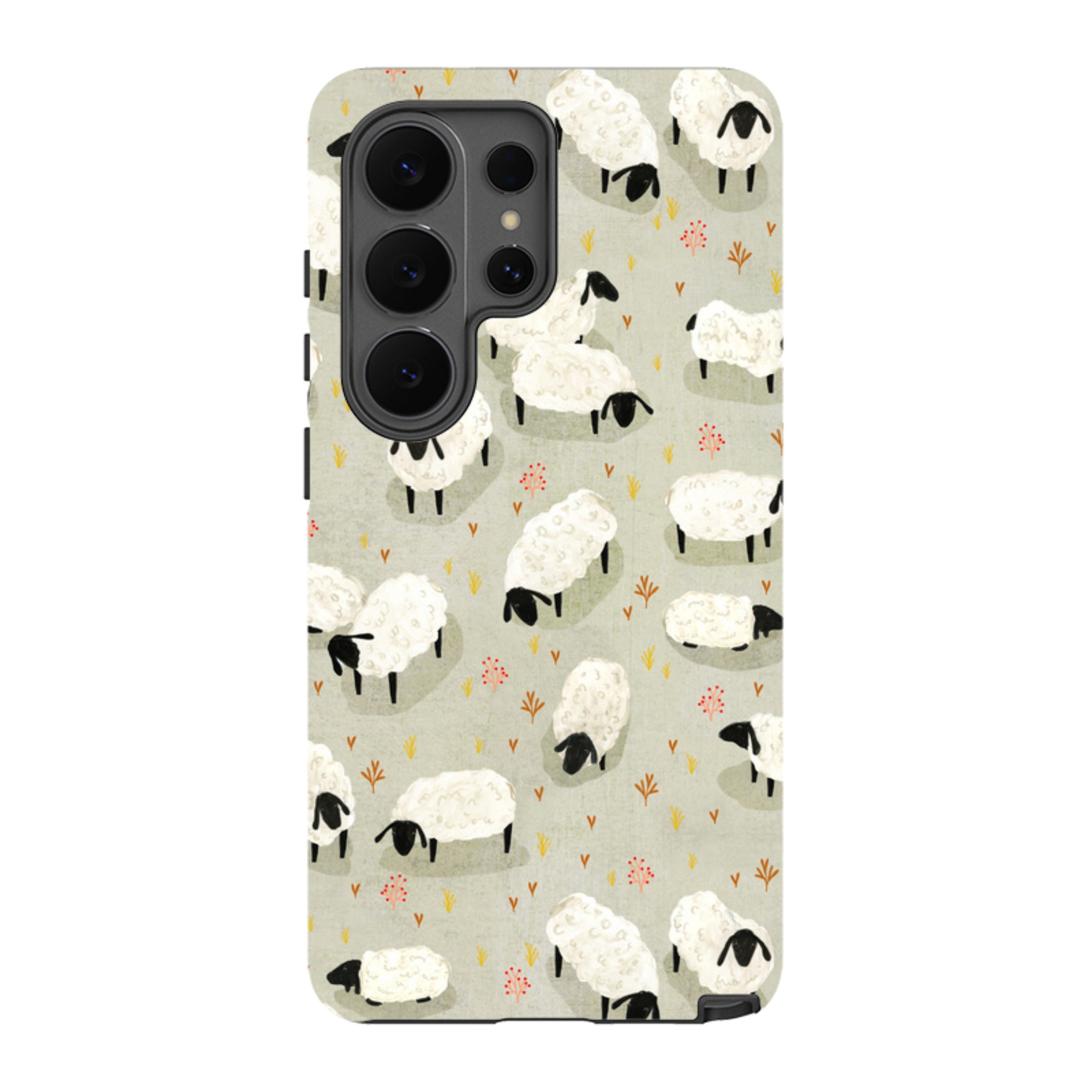 Samsung Tough Case - Sheep Grey By Katherine Quinn