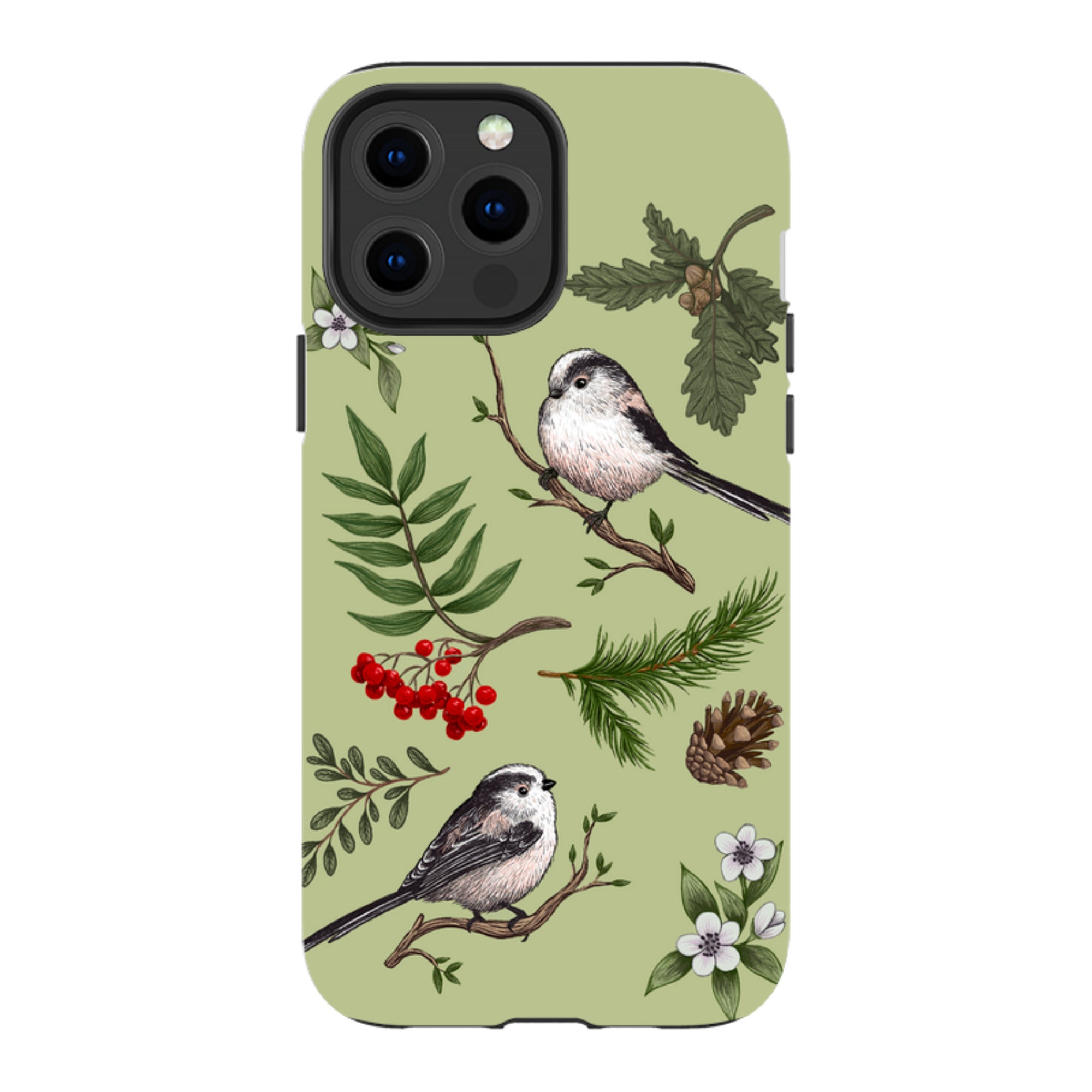 iPhone MagSafe Tough Case -  Longtail Tits By Anna Stead