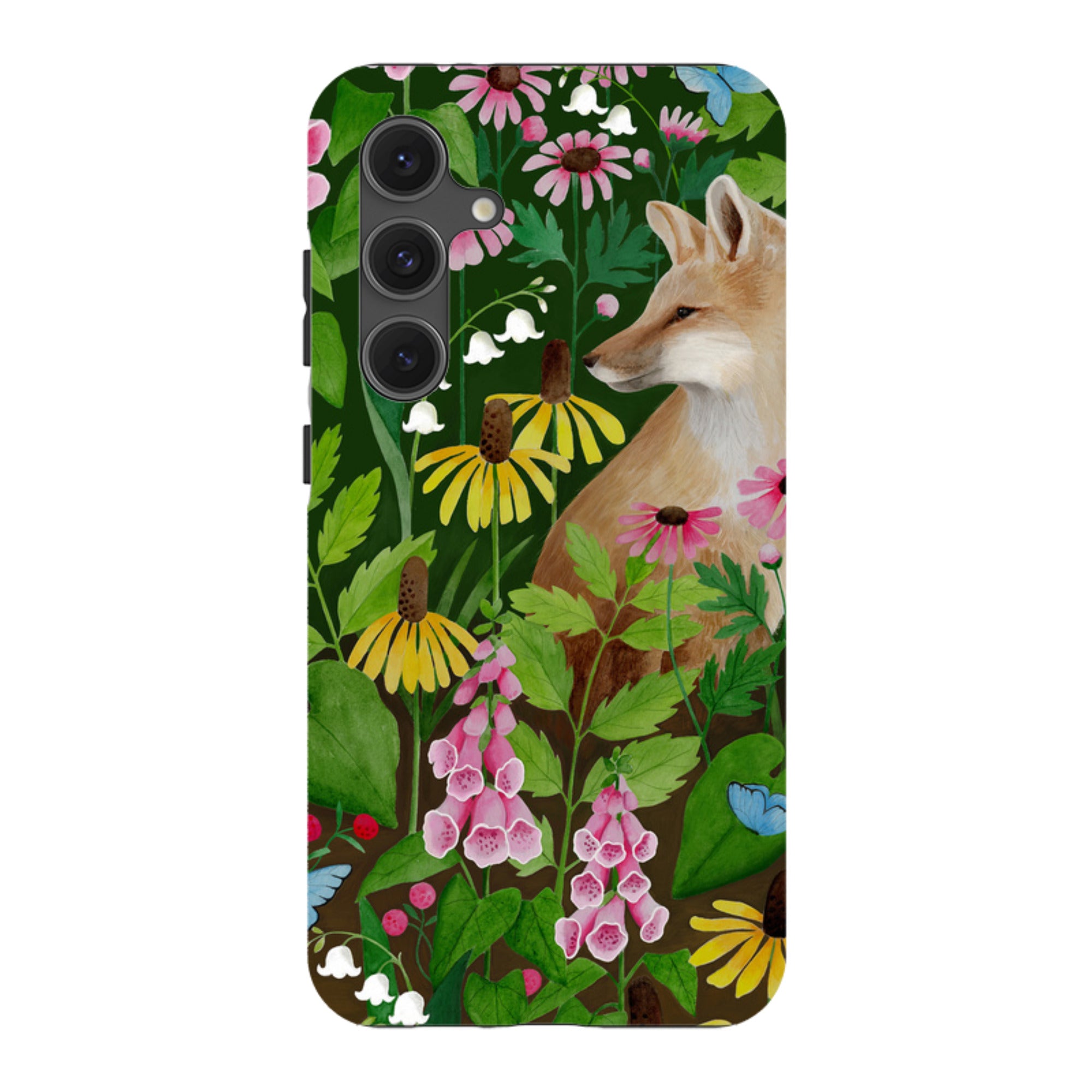 Samsung Tough Case - Fox And Foxgloves By Bex Parkin