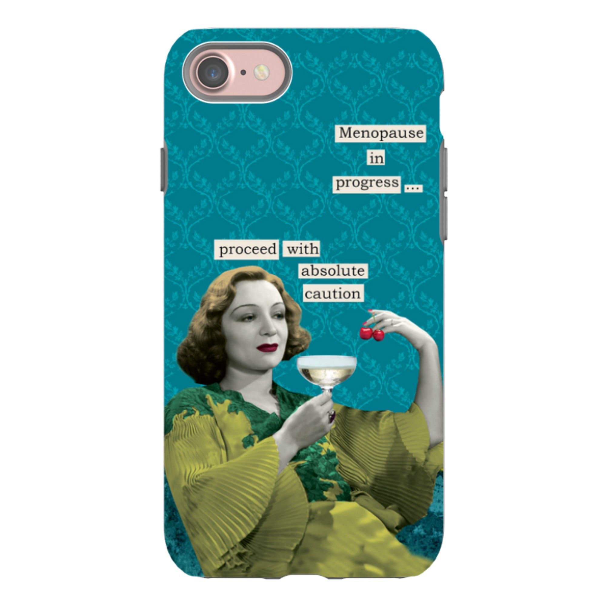 iPhone Tough Case - Menopause In Progress By Clare Jordan