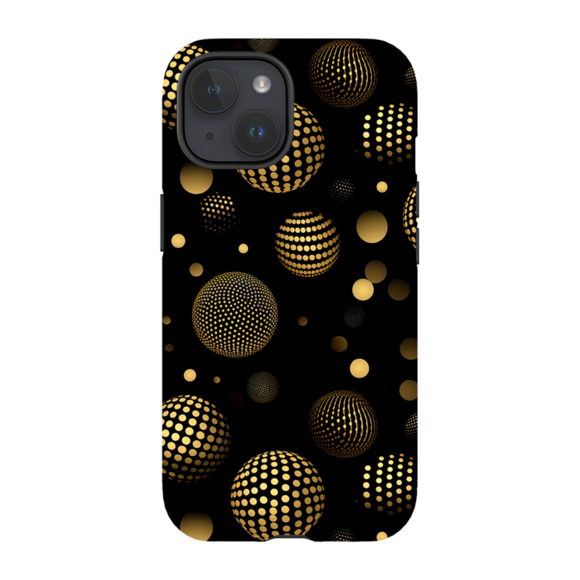 iPhone MagSafe Tough Case - Dark Polka