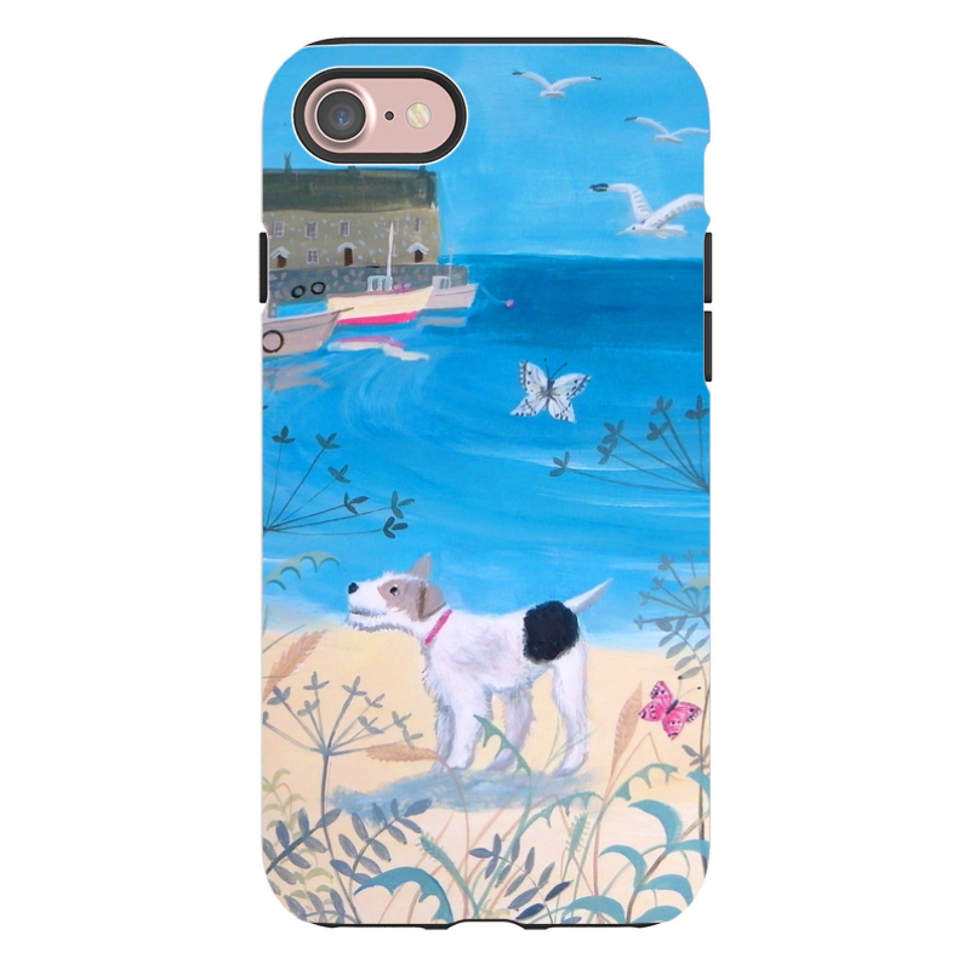 iPhone Tough Case - Seaside Dog By Mary Stubberfield