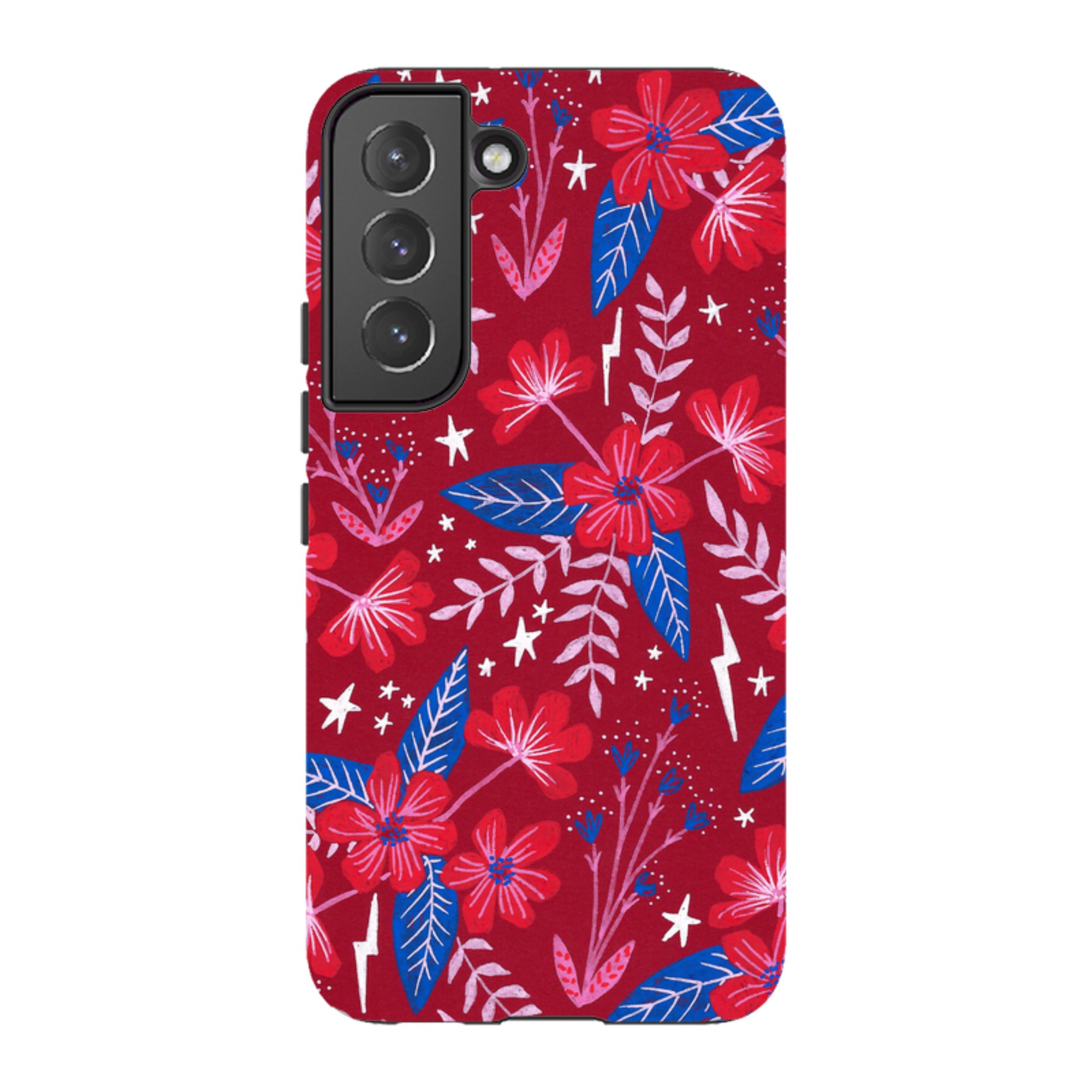Samsung Tough Case - Red Moon Garden By Lee Foster Wilson