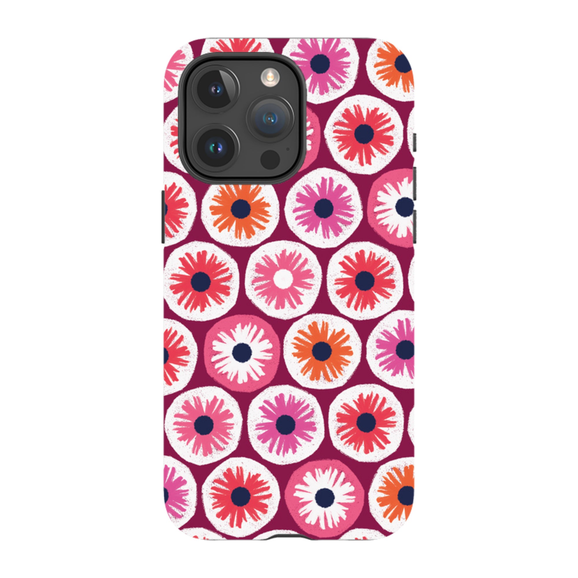iPhone Tough Case - Penny Flowers Red By Ali Brookes