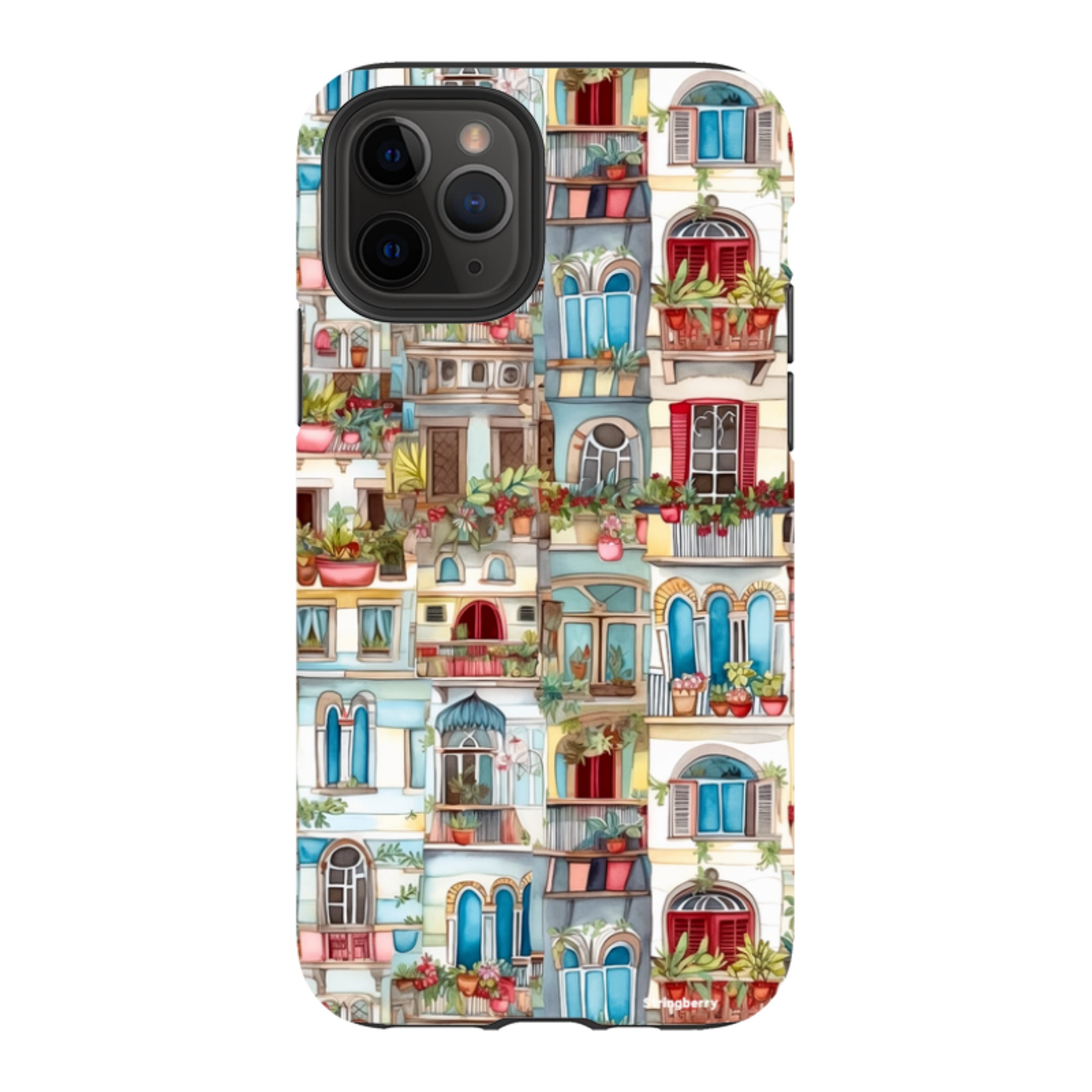 iPhone Tough Case - Floral Balcony II