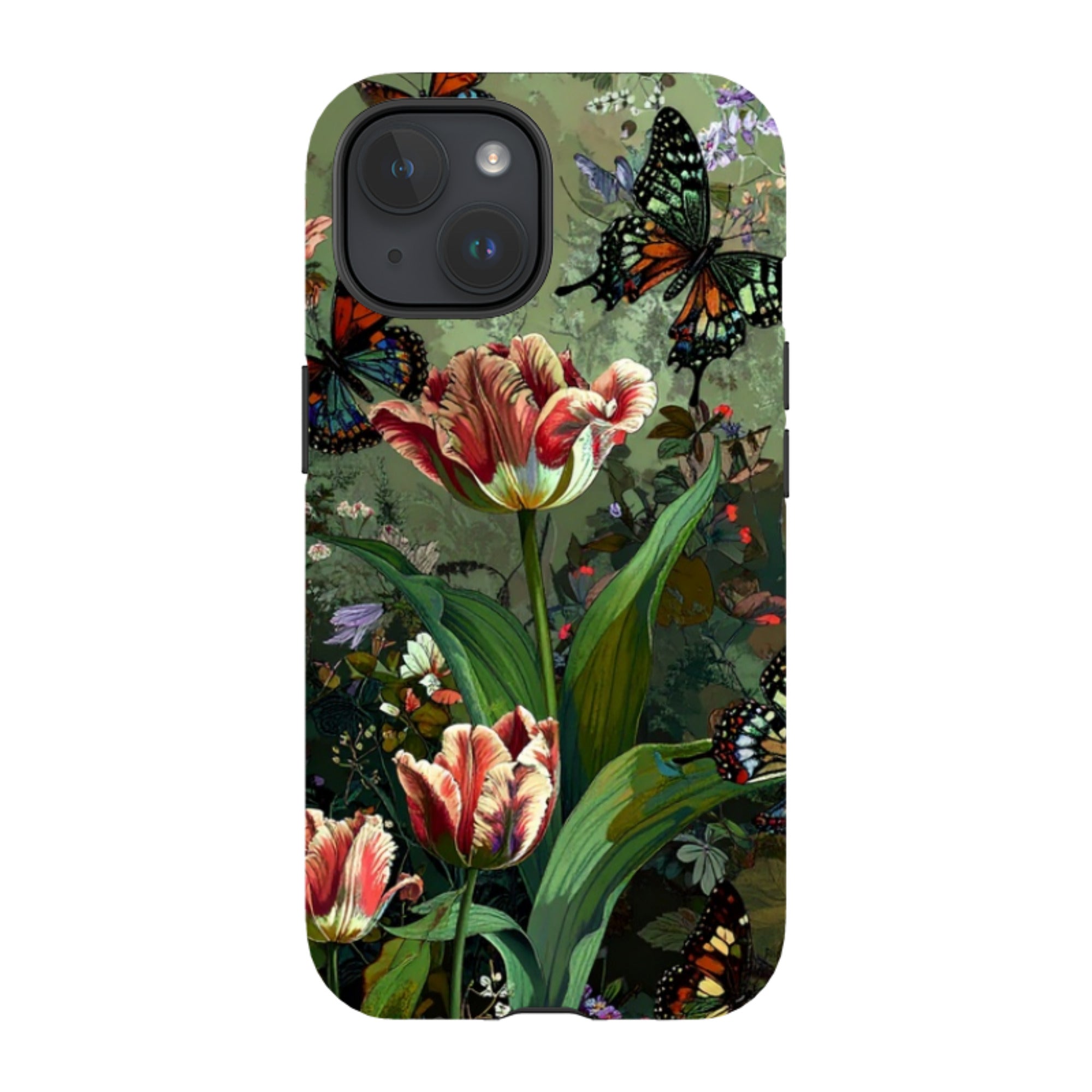 iPhone MagSafe Tough Case - Green Vyne Butterflies