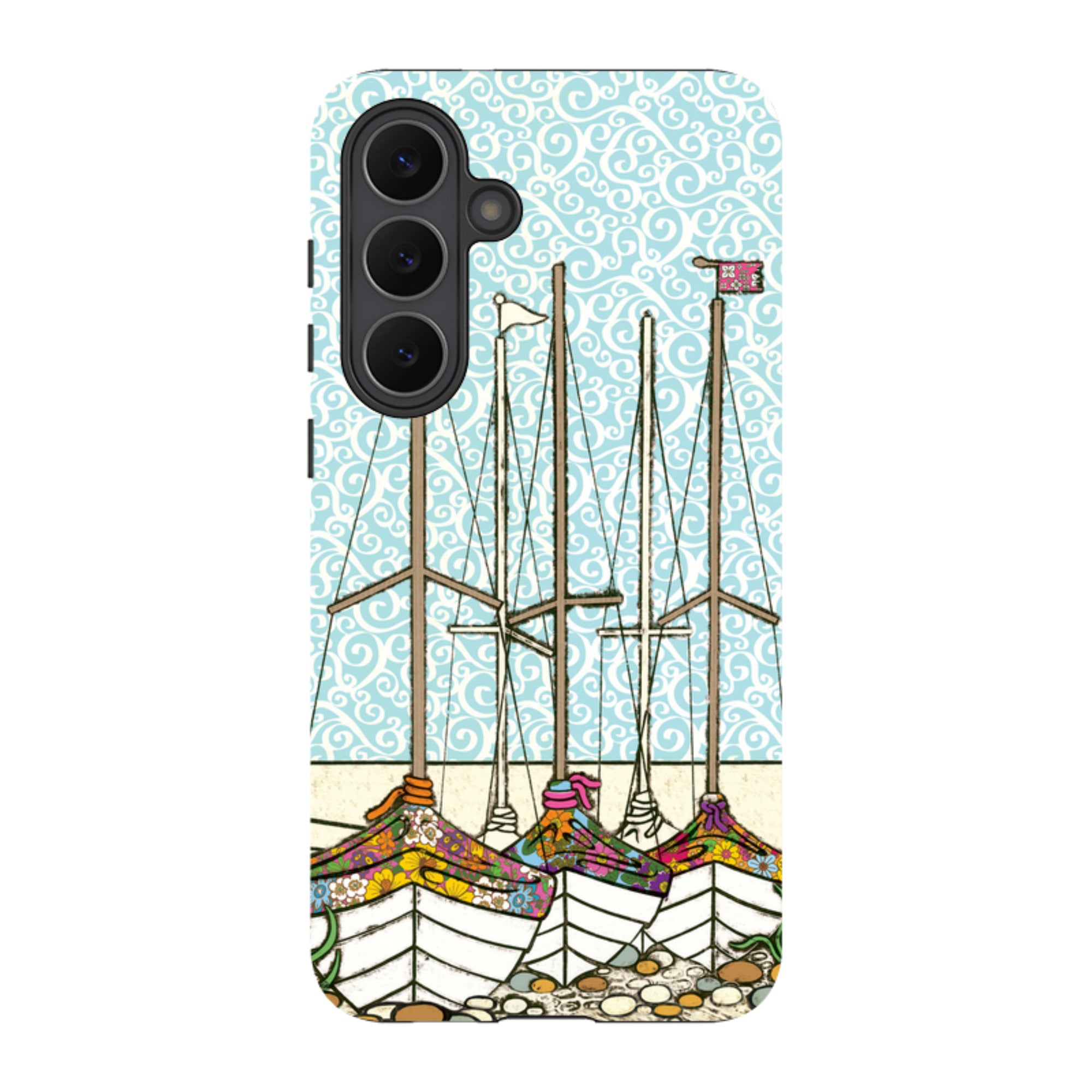 Samsung Tough Case - Boats At Rest By Amelia Bowman