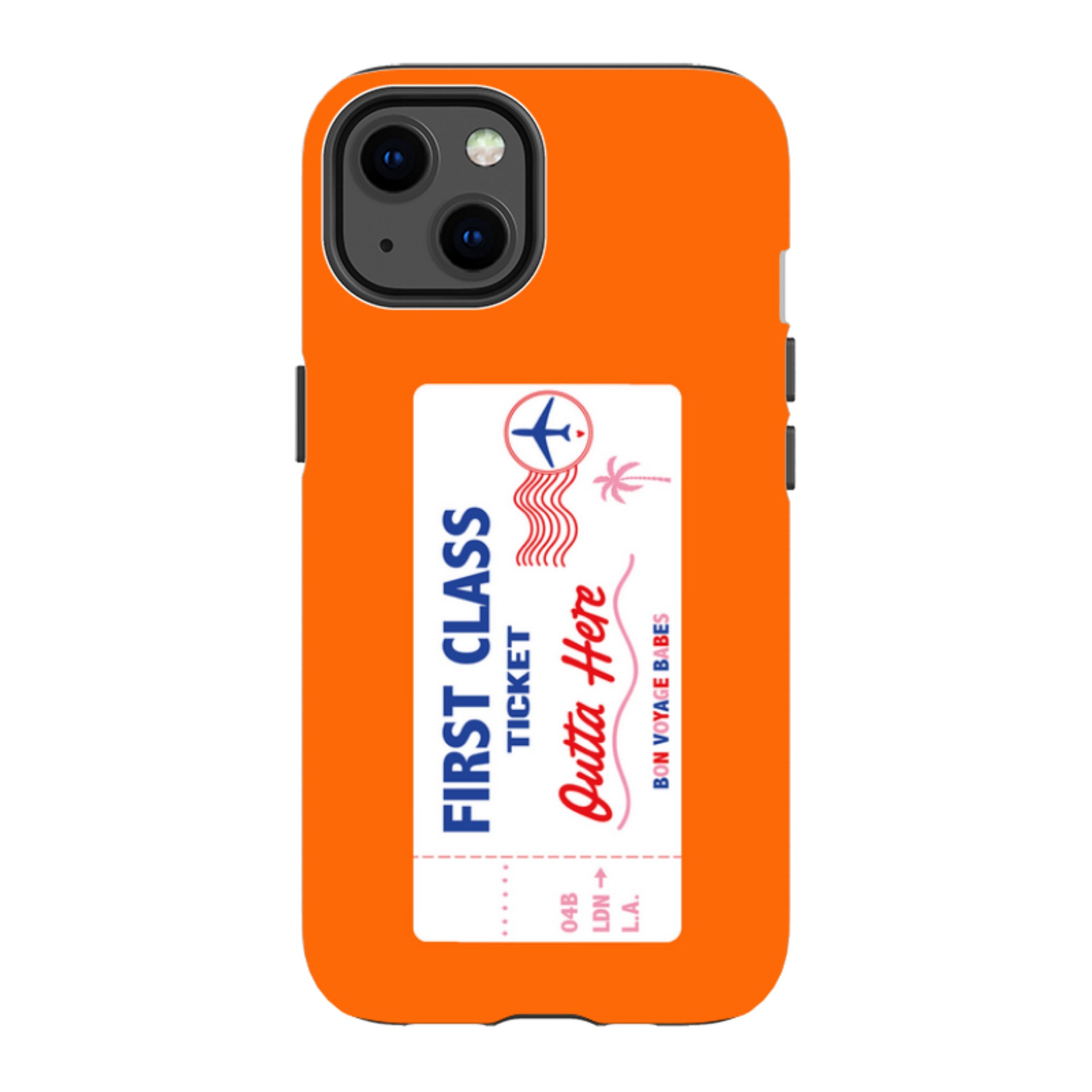 iPhone Tough Case - First Class Orange