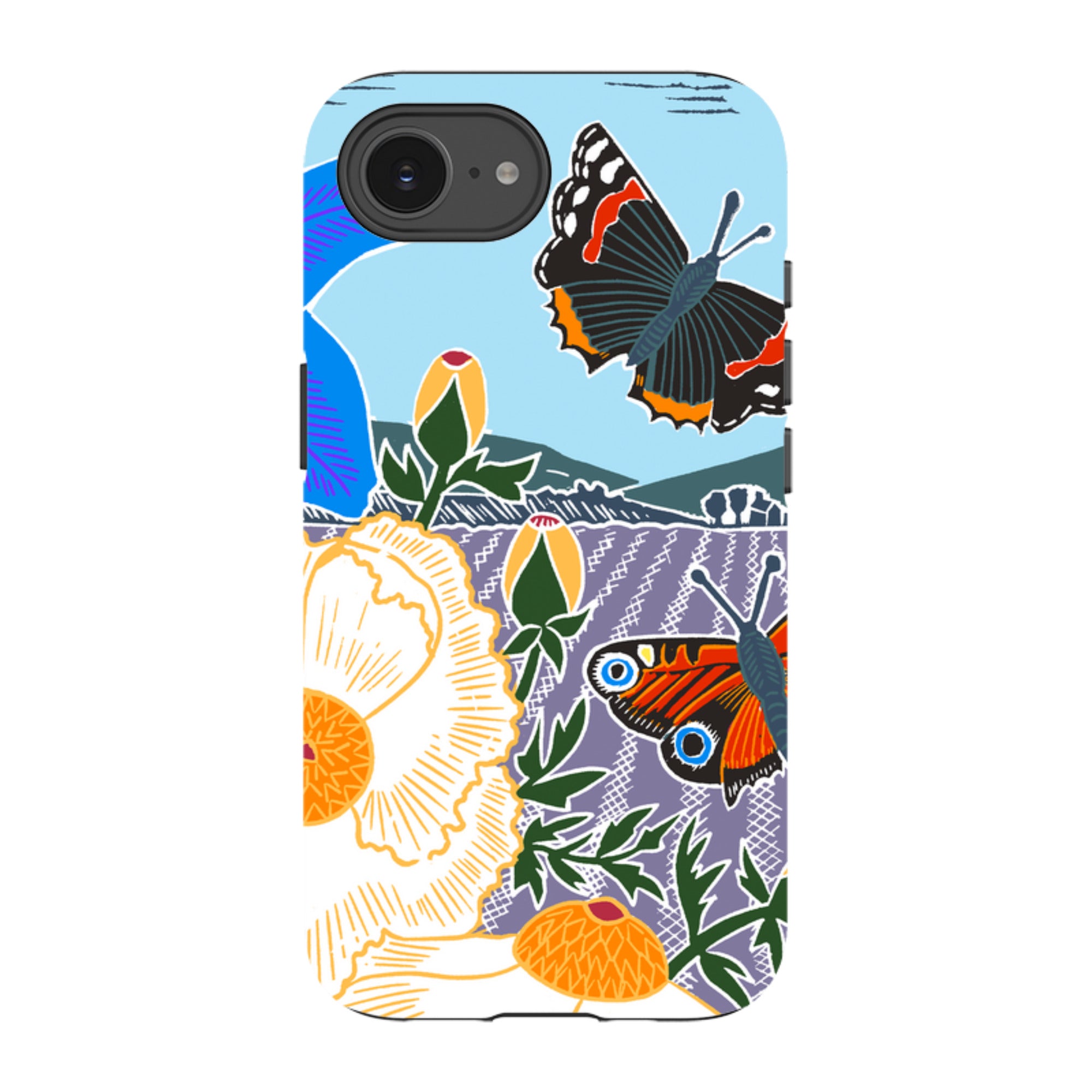 iPhone Tough Case - Bold Butterflies By Kate Heiss