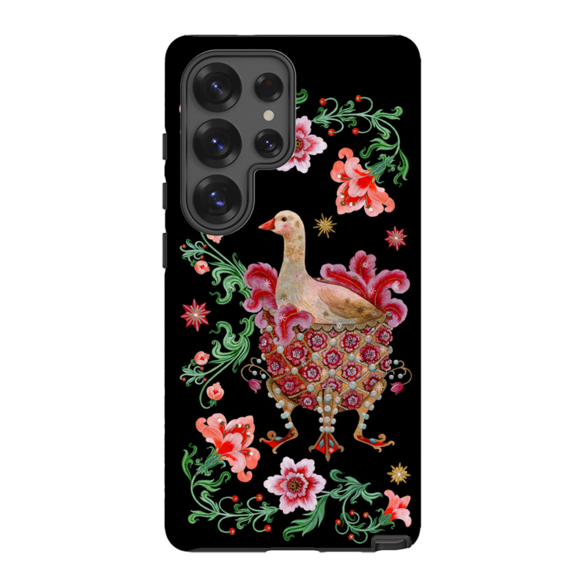 Samsung Tough  Case - Six Geese A Laying By Maria Matos
