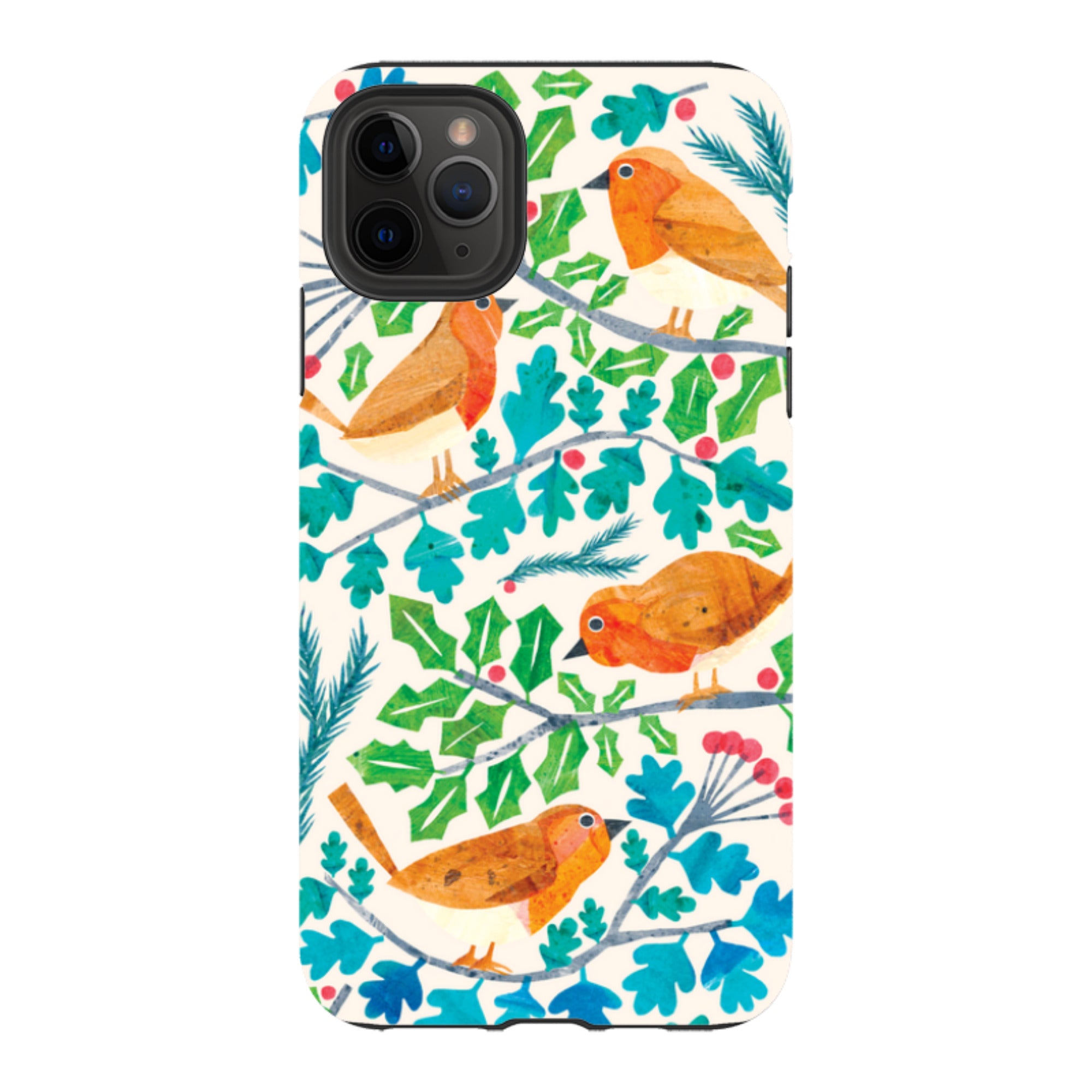 iPhone Tough Case - Robins By Tracey English