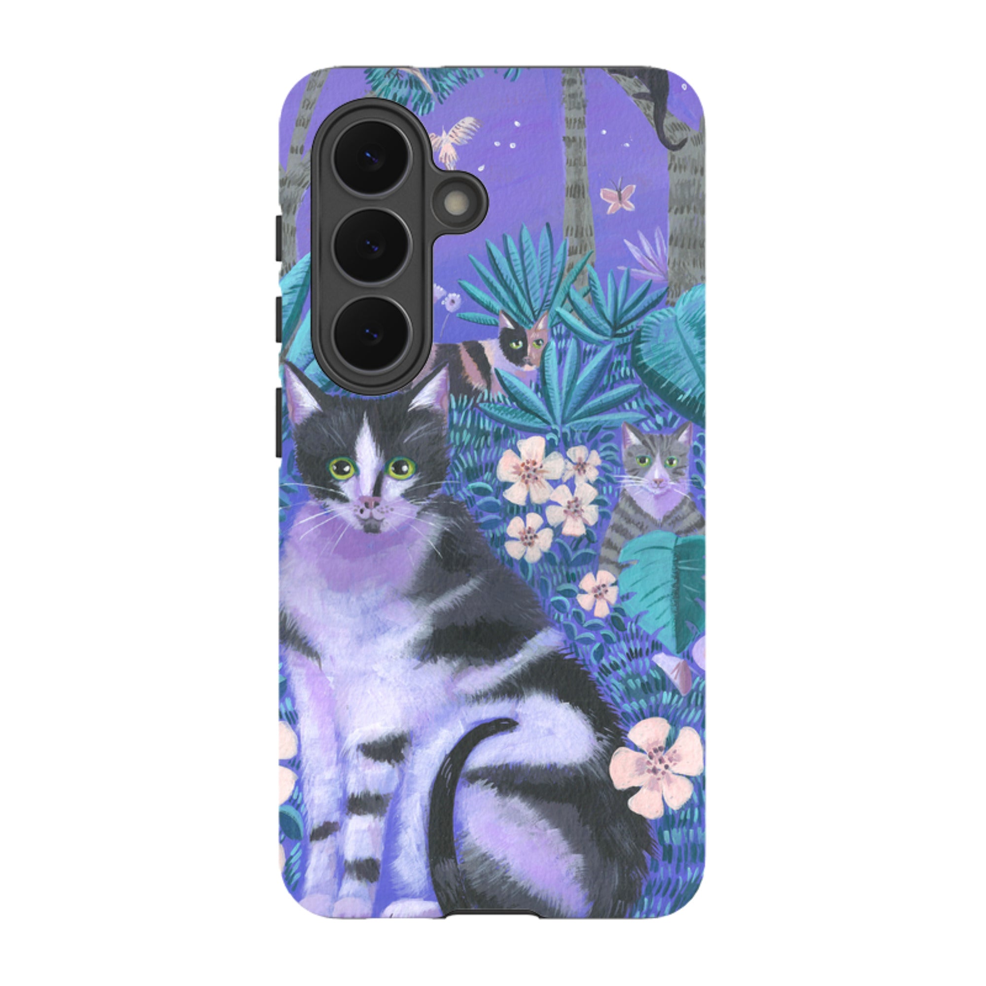 Samsung Tough Case - Night Cats 2 By Mary Stubberfield