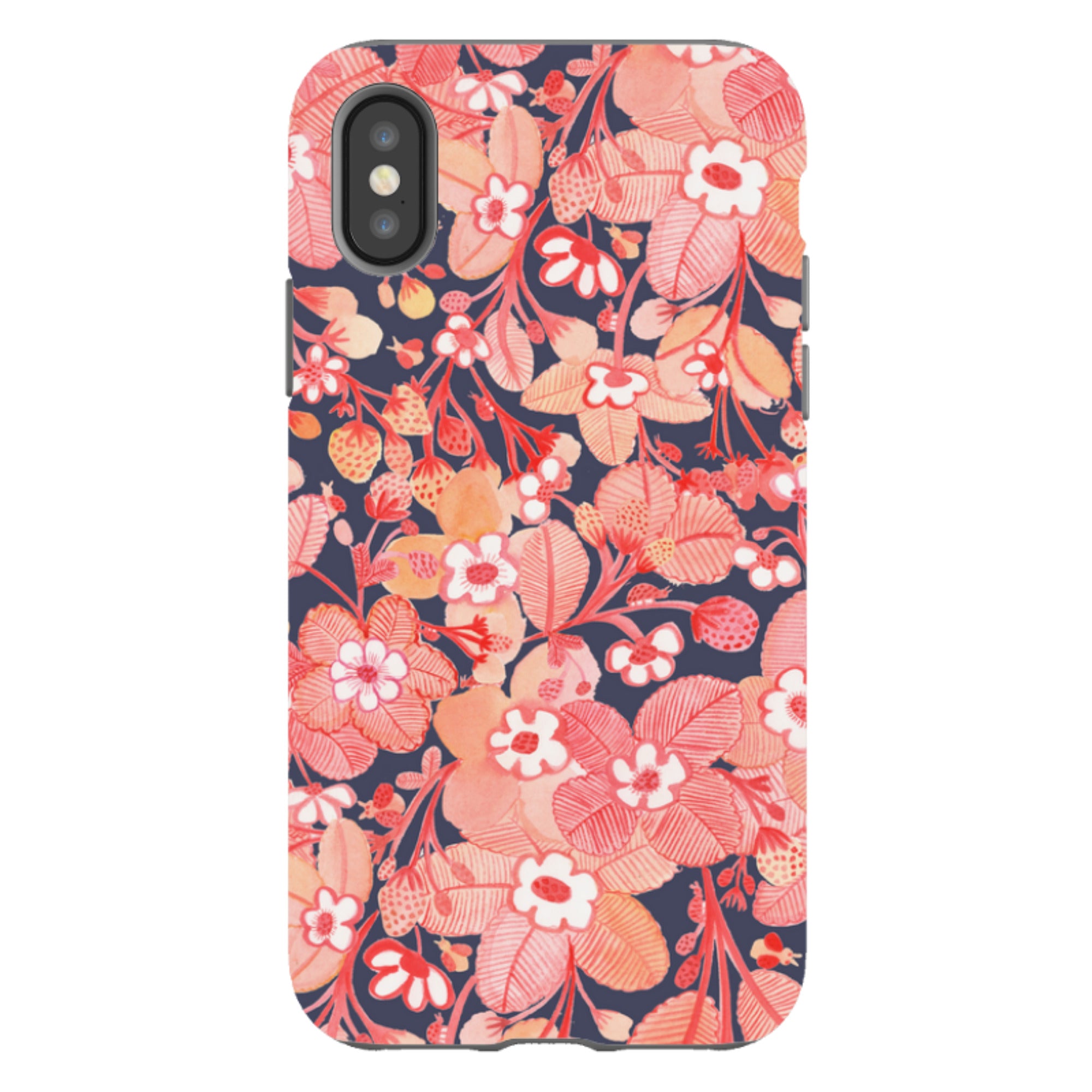 iPhone Tough Case - Strawberry Poem By Gabriela Larios