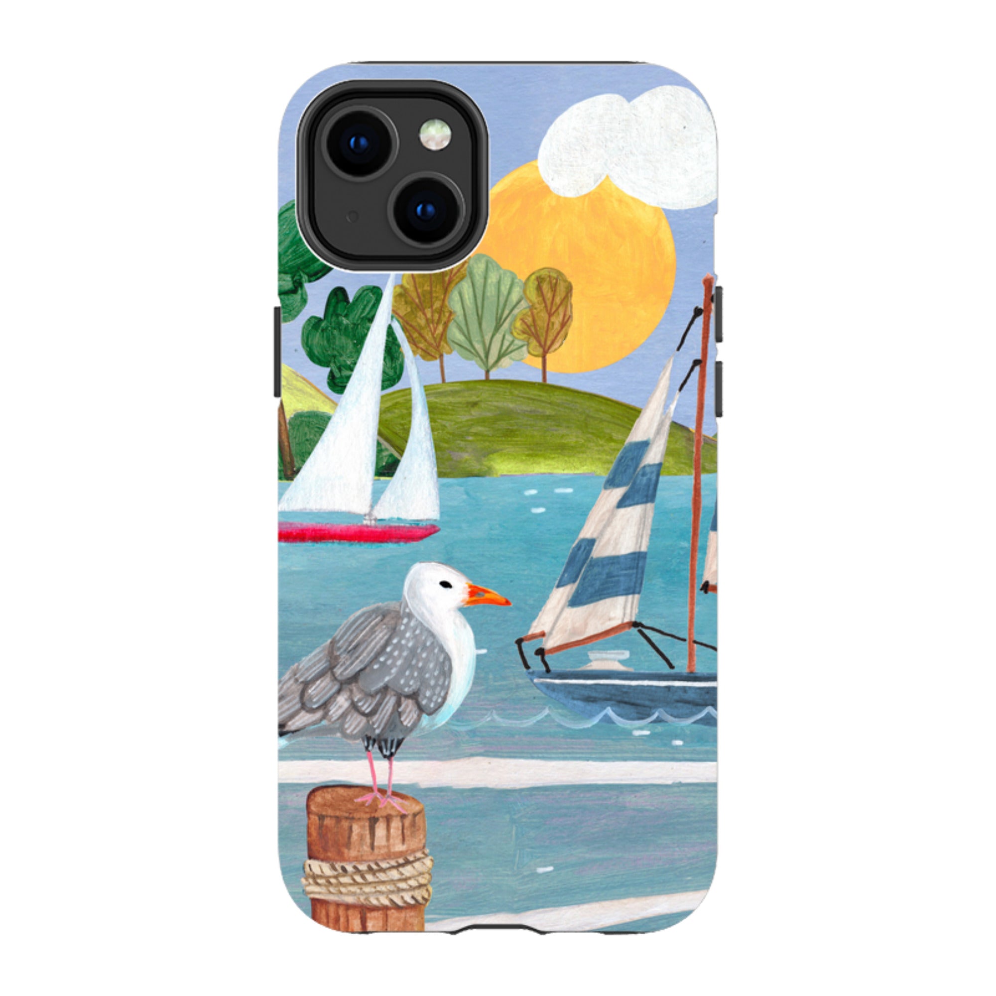 iPhone MagSafe Tough Case -  Sailing By Caroline Bonne Muller