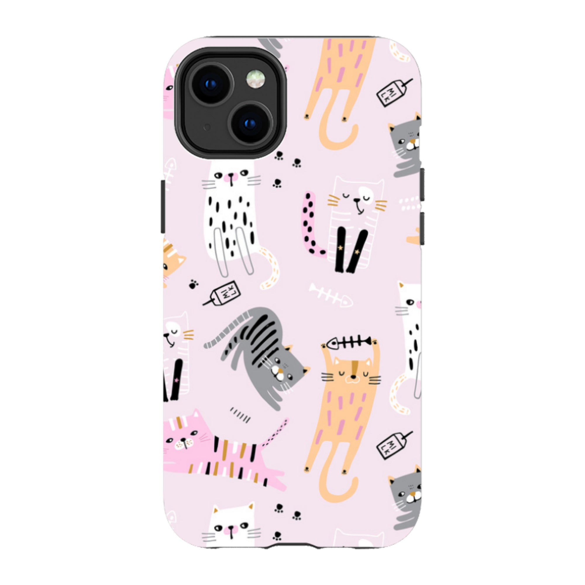 iPhone MagSafe Tough Case - Cat and Bone Pink