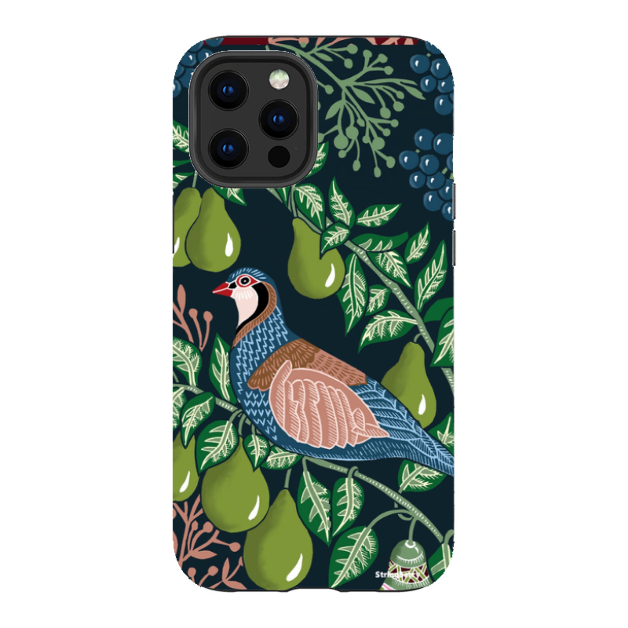 iPhone Tough Case - Partridge In Pear Tree By Kate Heiss