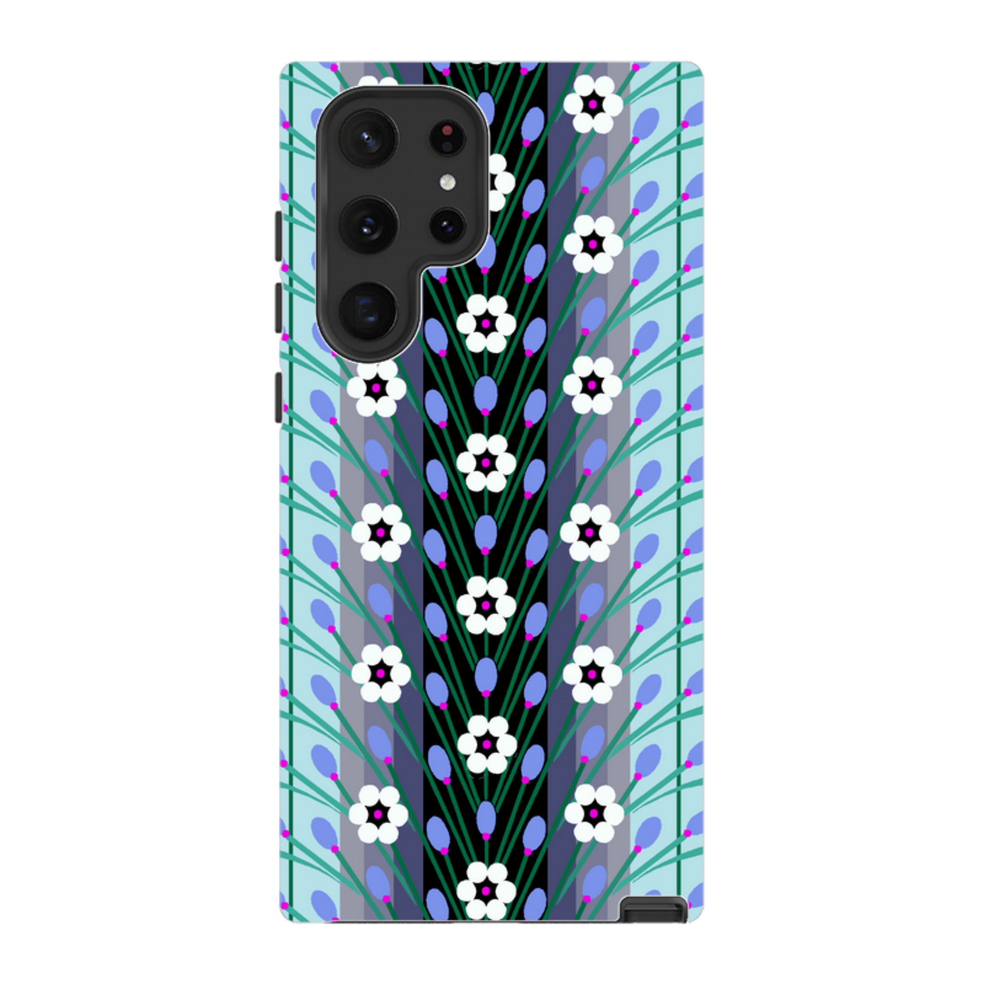 Samsung Tough  Case - Lavender Blue By Cressida Bell