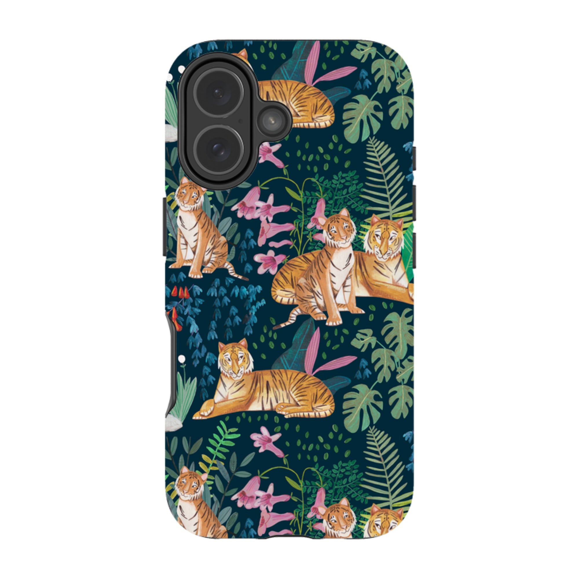 iPhone MagSafe Tough Case -  Tiger Pattern By Caroline Bonne Muller