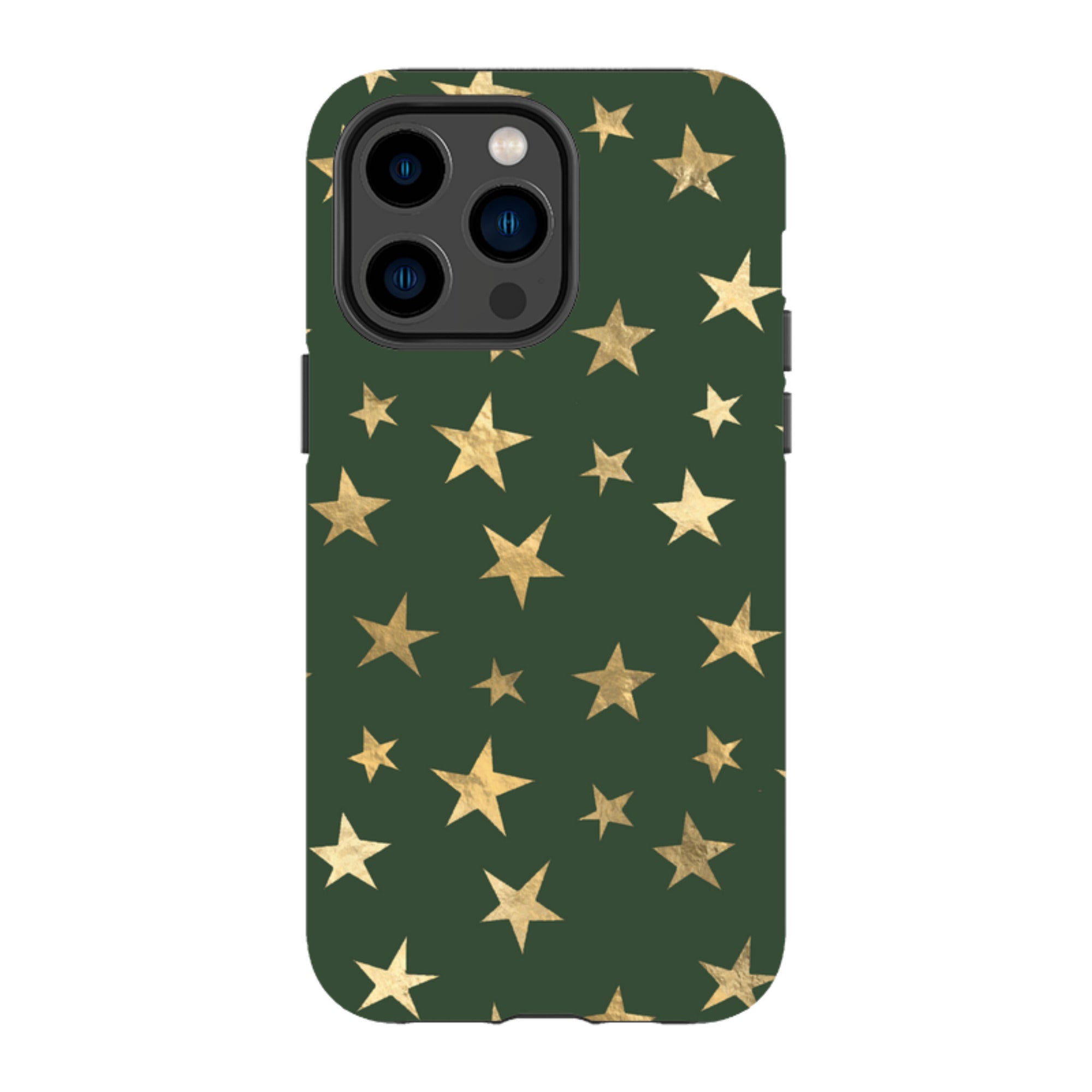 iPhone MagSafe Tough Case - Green and Gold Stars