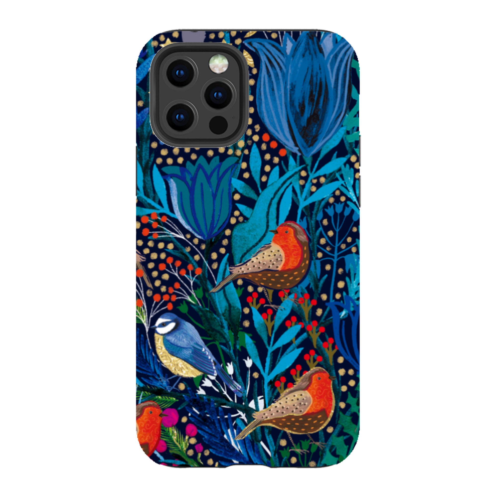 iPhone Tough Case - Xmas Robin IV By Emma Frances Grant