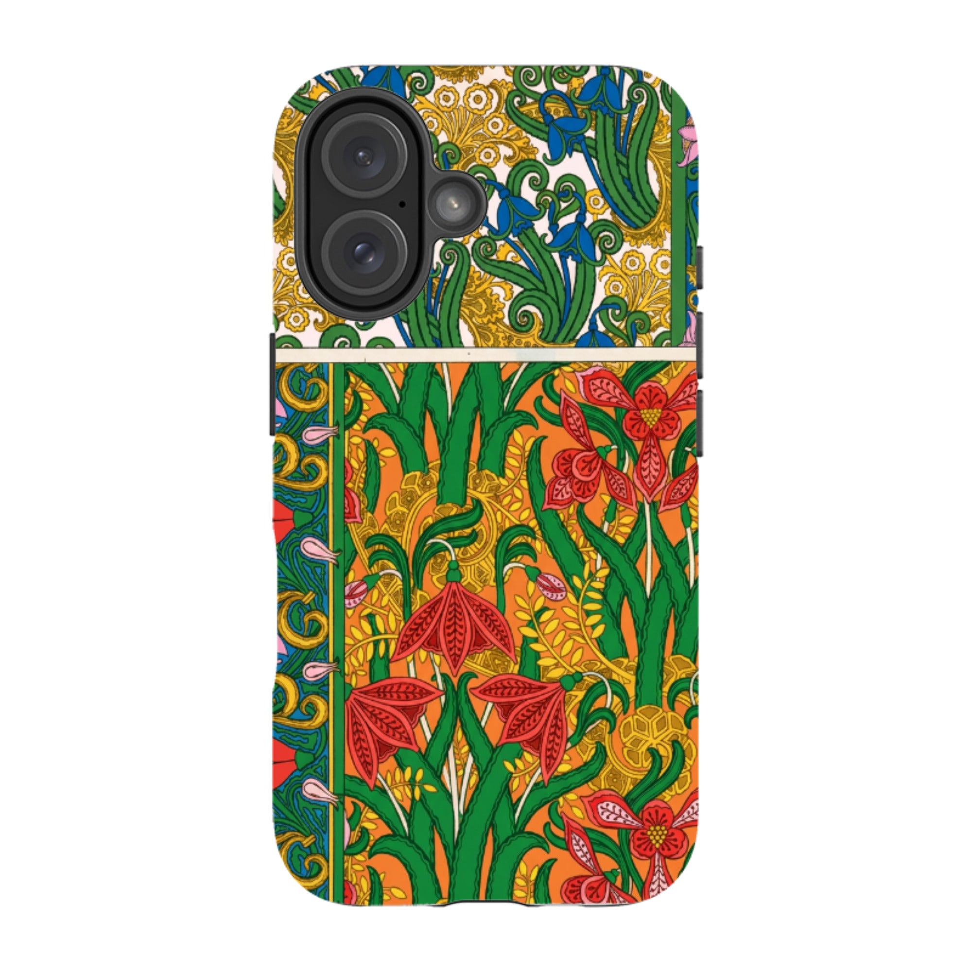 iPhone MagSafe Tough Case - Vintage Art Nouveau Lily