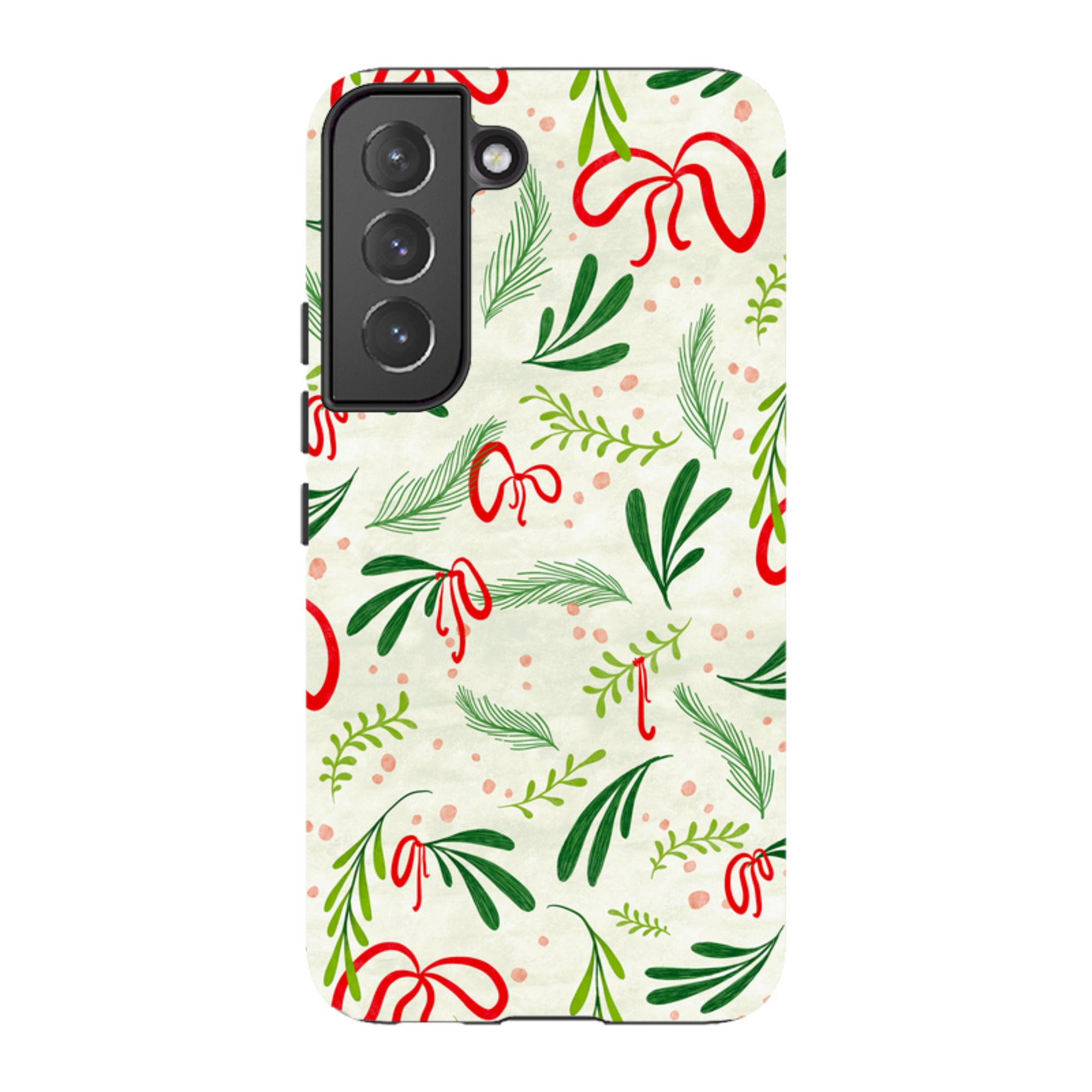 Samsung Tough Case - Christmas Bows By Katherine Quinn