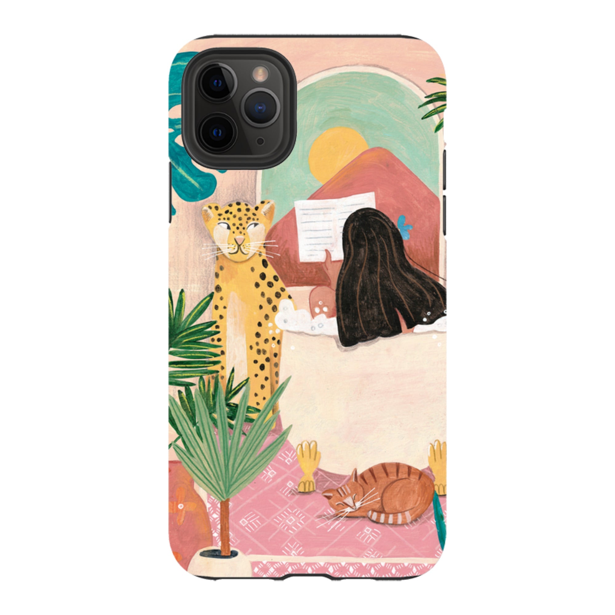 iPhone Tough Case - Bath Time By Caroline Bonne Muller