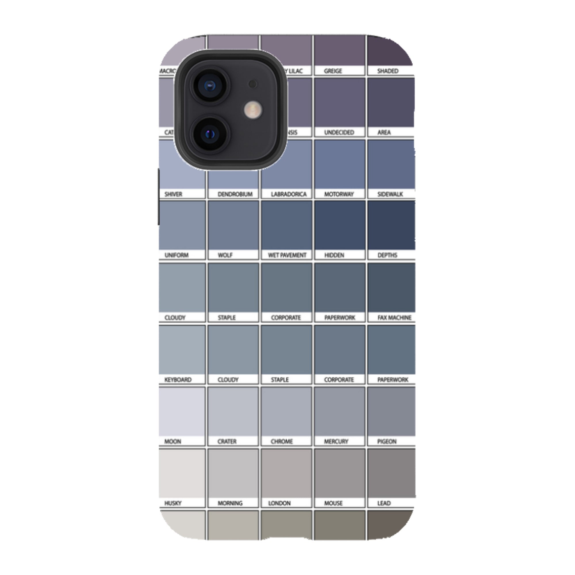 iPhone Tough Case - Grey Chromology By Kitty Joseph