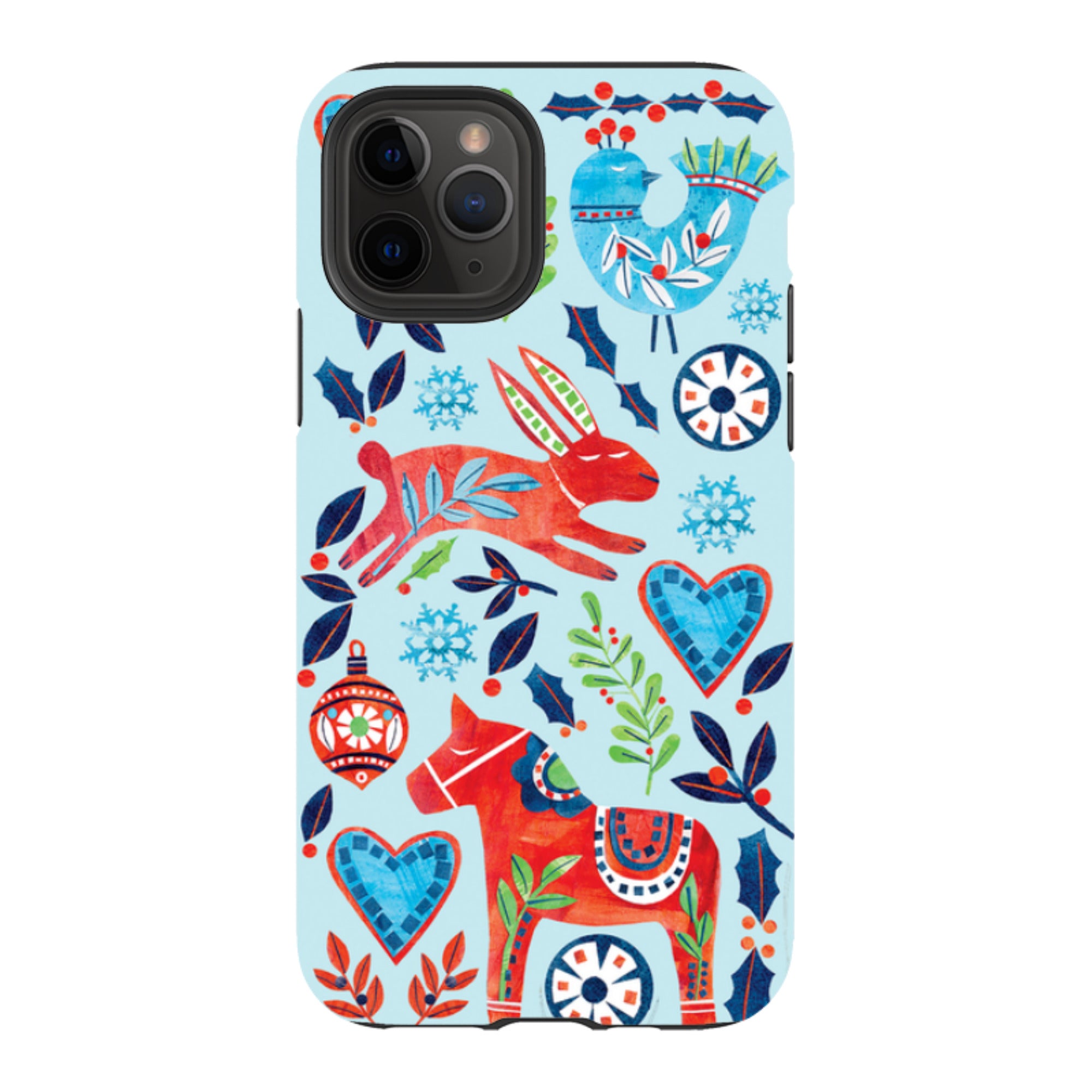 iPhone Tough Case - Scandi Holidays By Tracey English