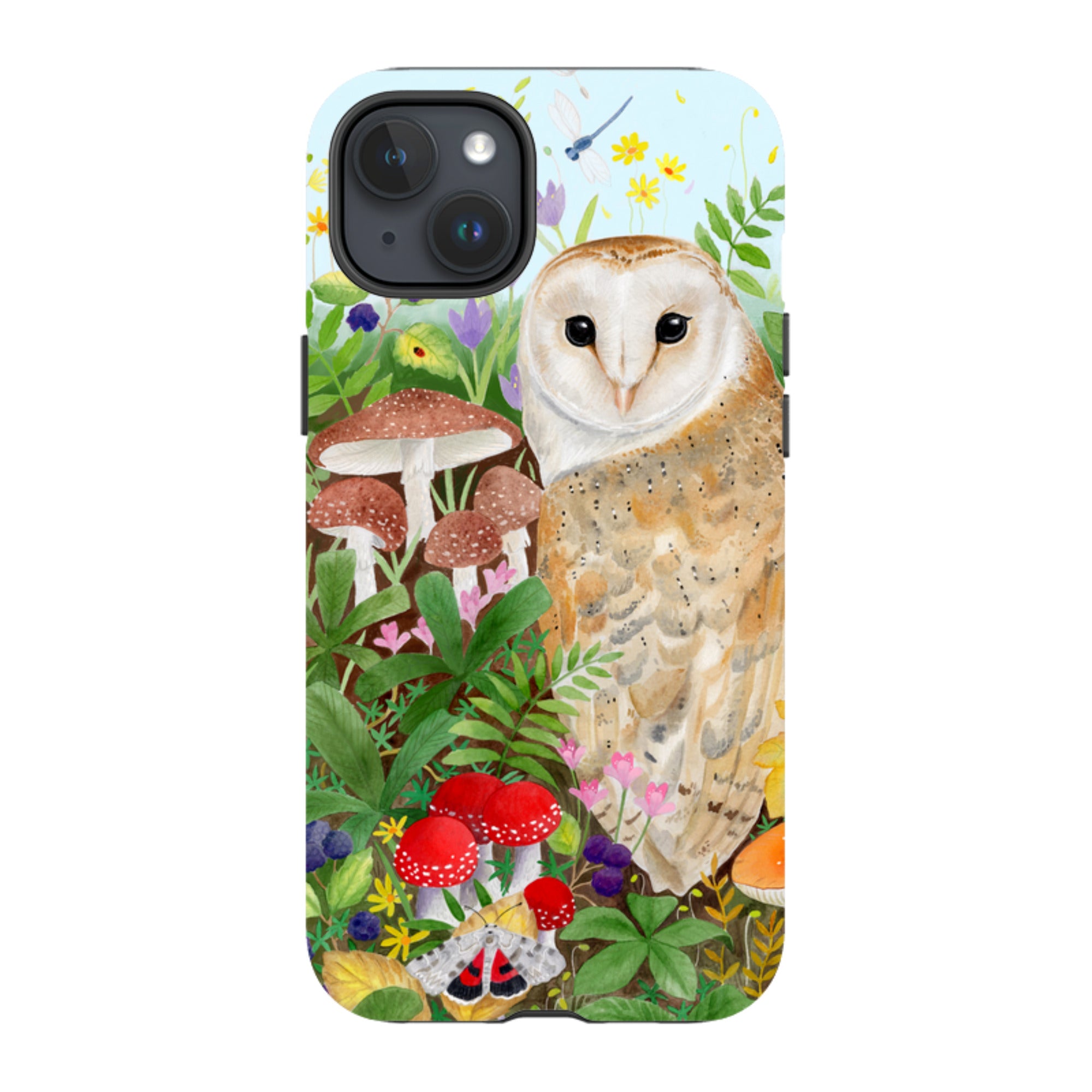 iPhone Tough Case - Owl Garden By Bex Parkin