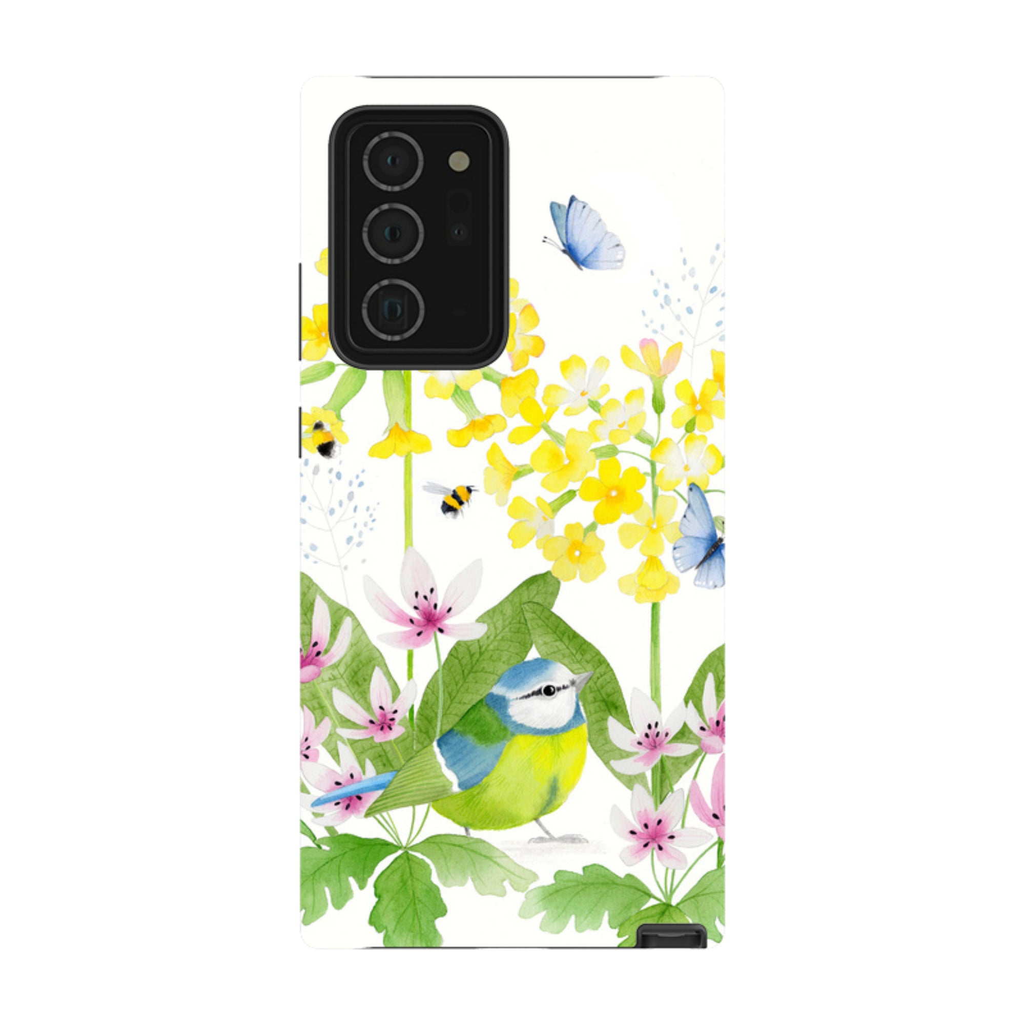 Samsung Tough Case - Blue Tit Garden By Bex Parkin