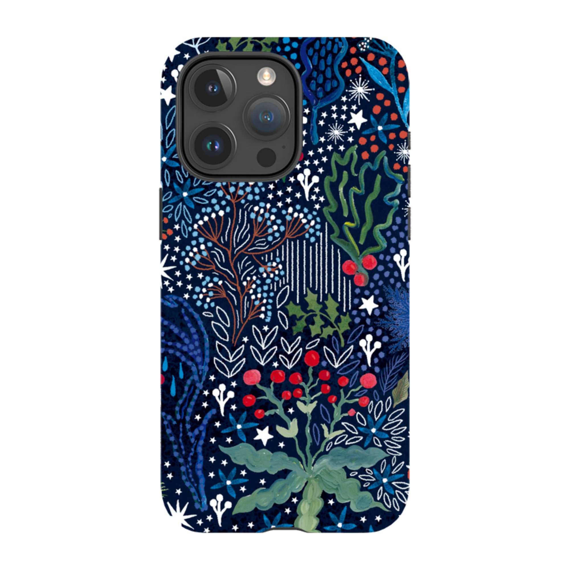 iPhone MagSafe Tough Case - Winter Flowers I By Emma Frances Grant