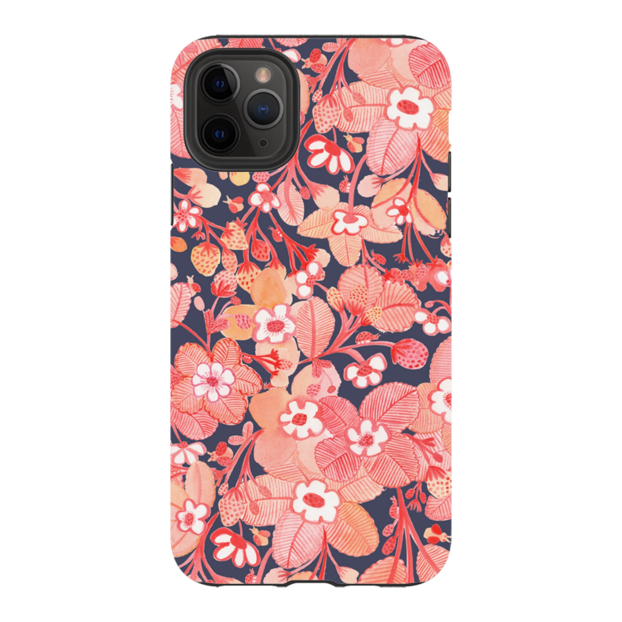 iPhone Tough Case - Strawberry Poem By Gabriela Larios