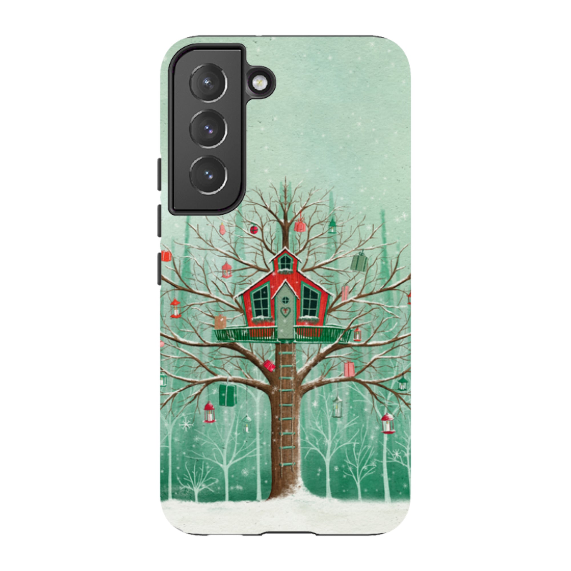 Samsung Tough Case - Christmas Tree House By Maja Lindberg