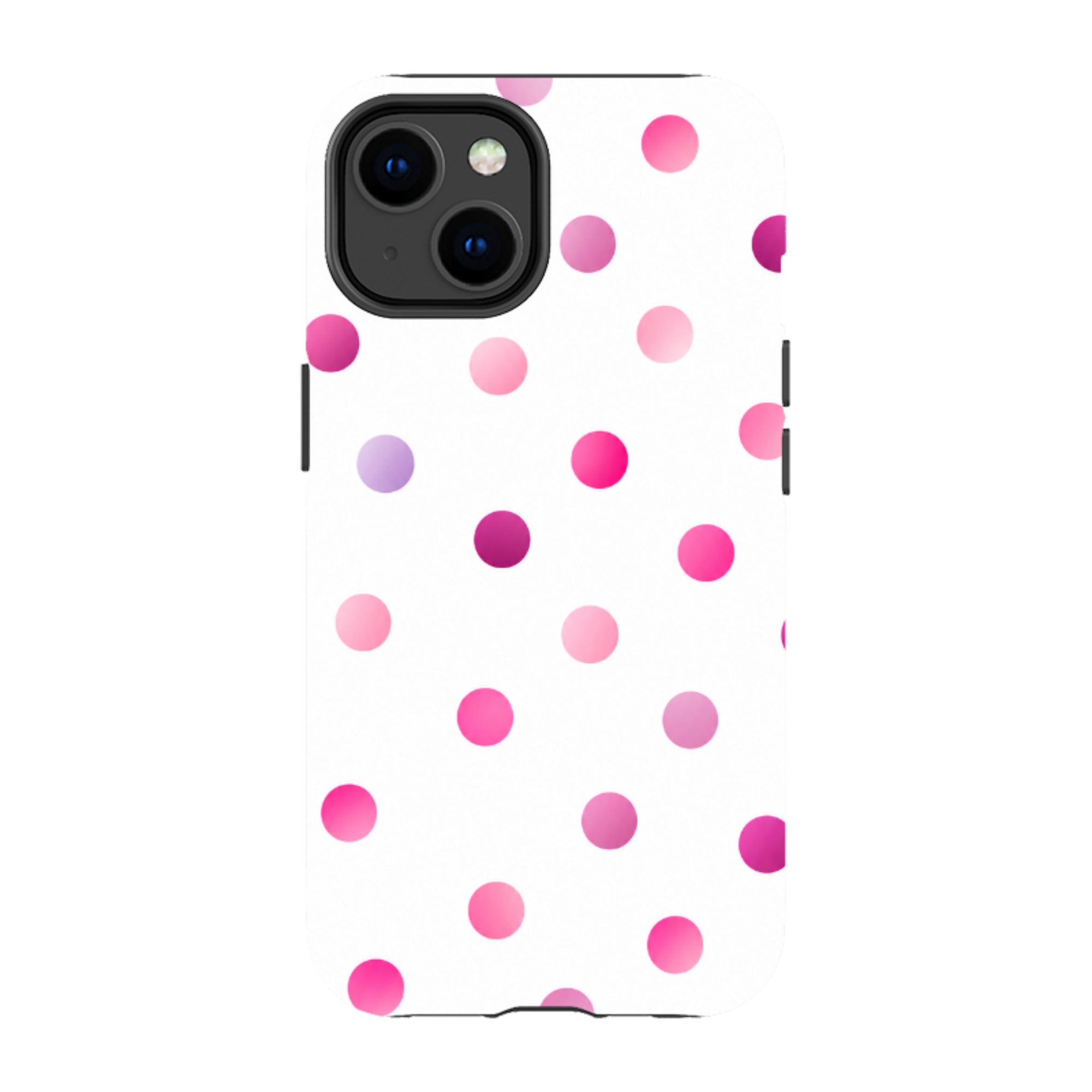 iPhone Tough Case - Pink Polka Dot