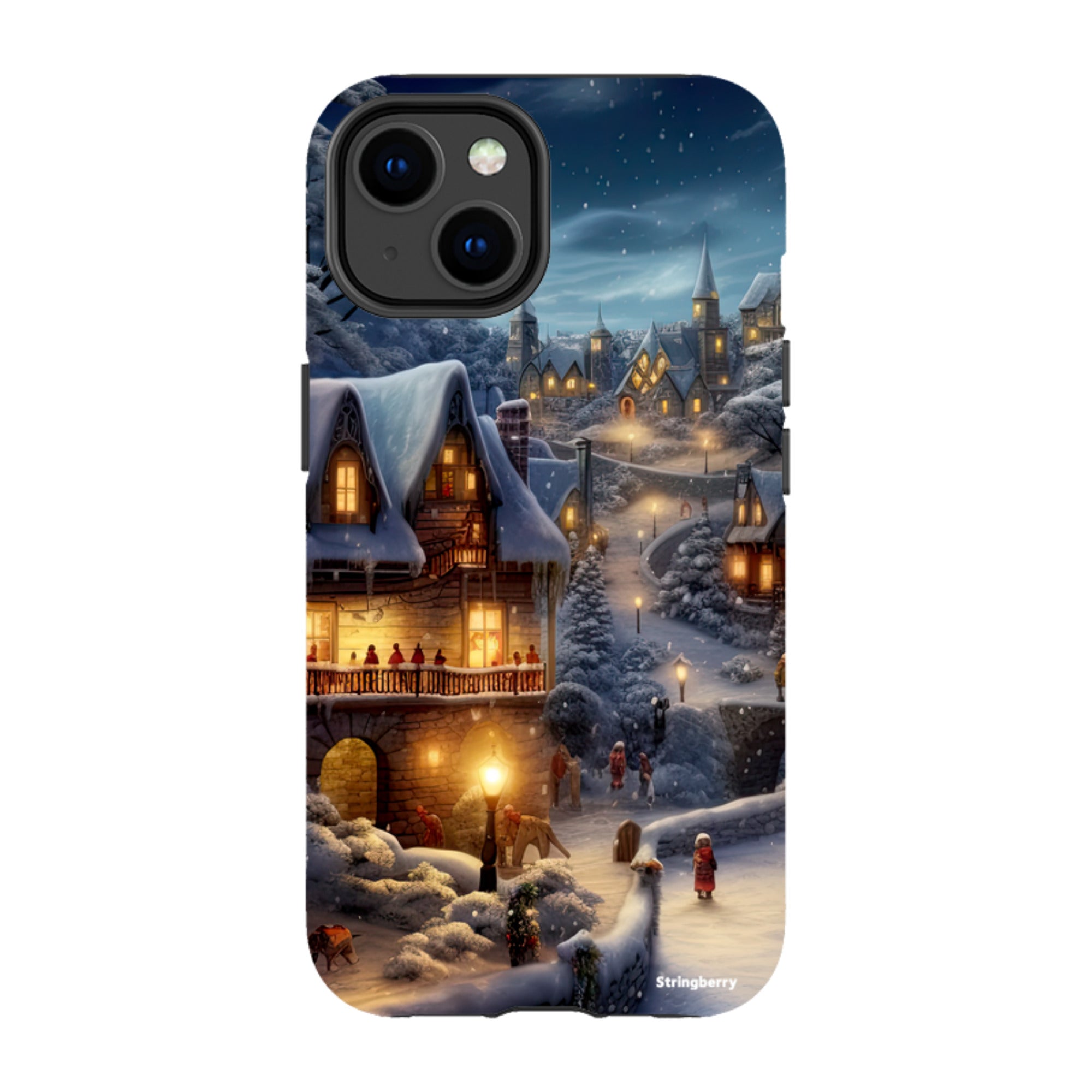 iPhone Tough Case - Scandinavian Winter Night