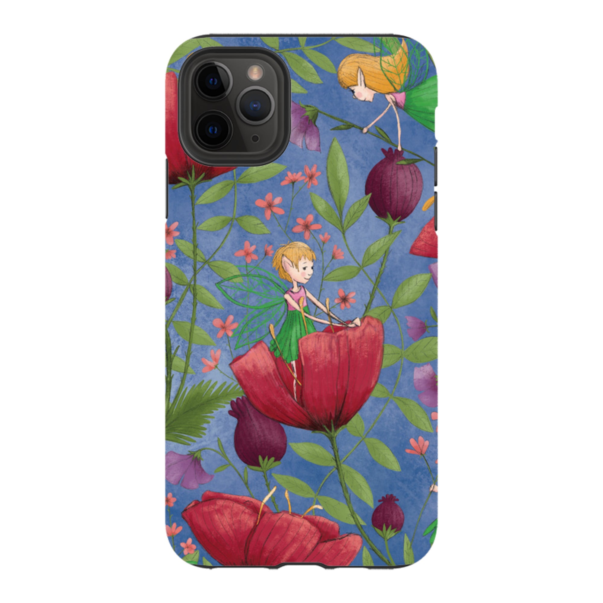 iPhone Tough Case - Fairies And Flowers By Maja Lindberg