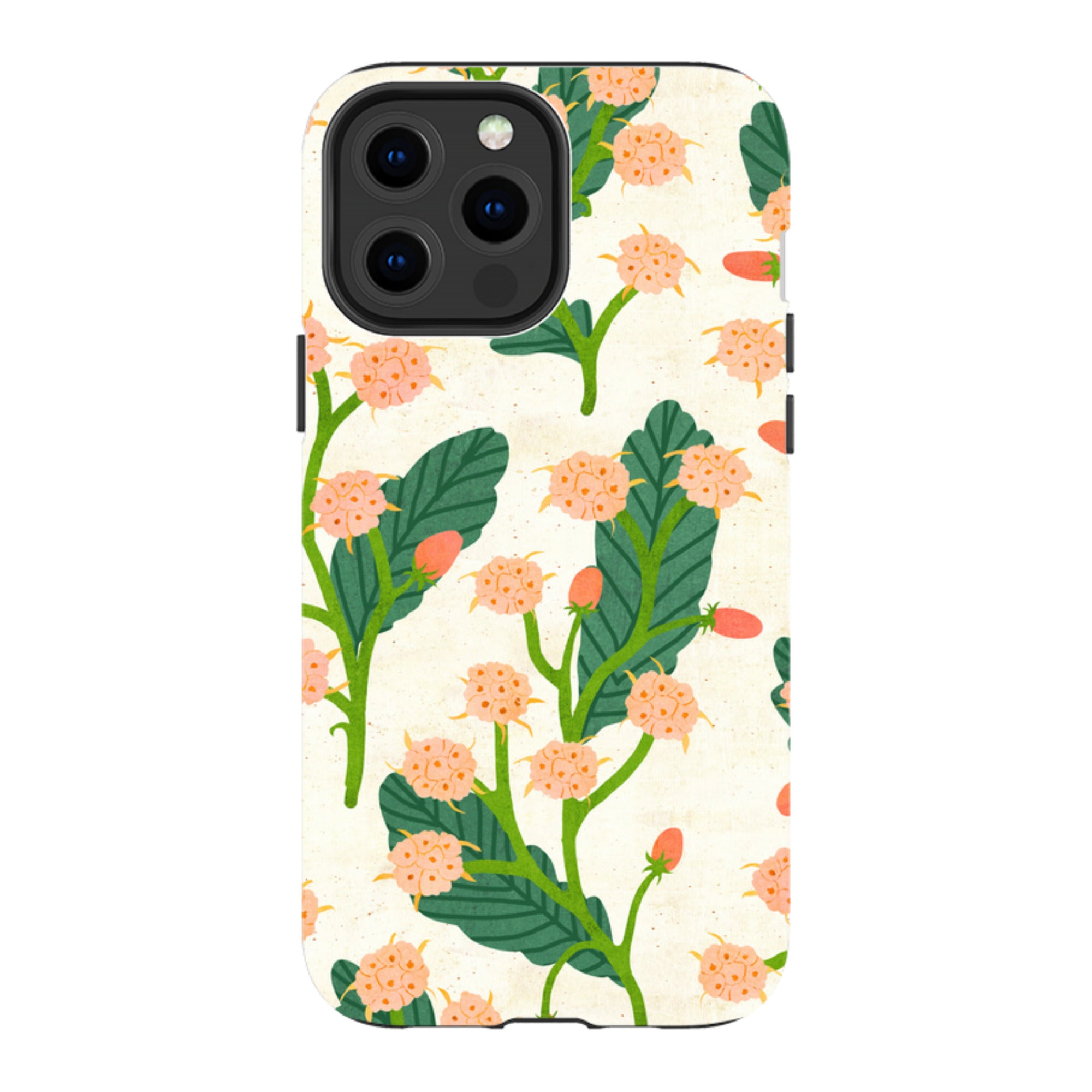iPhone Tough Case - Summer Seeds Cream By Katherine Quinn