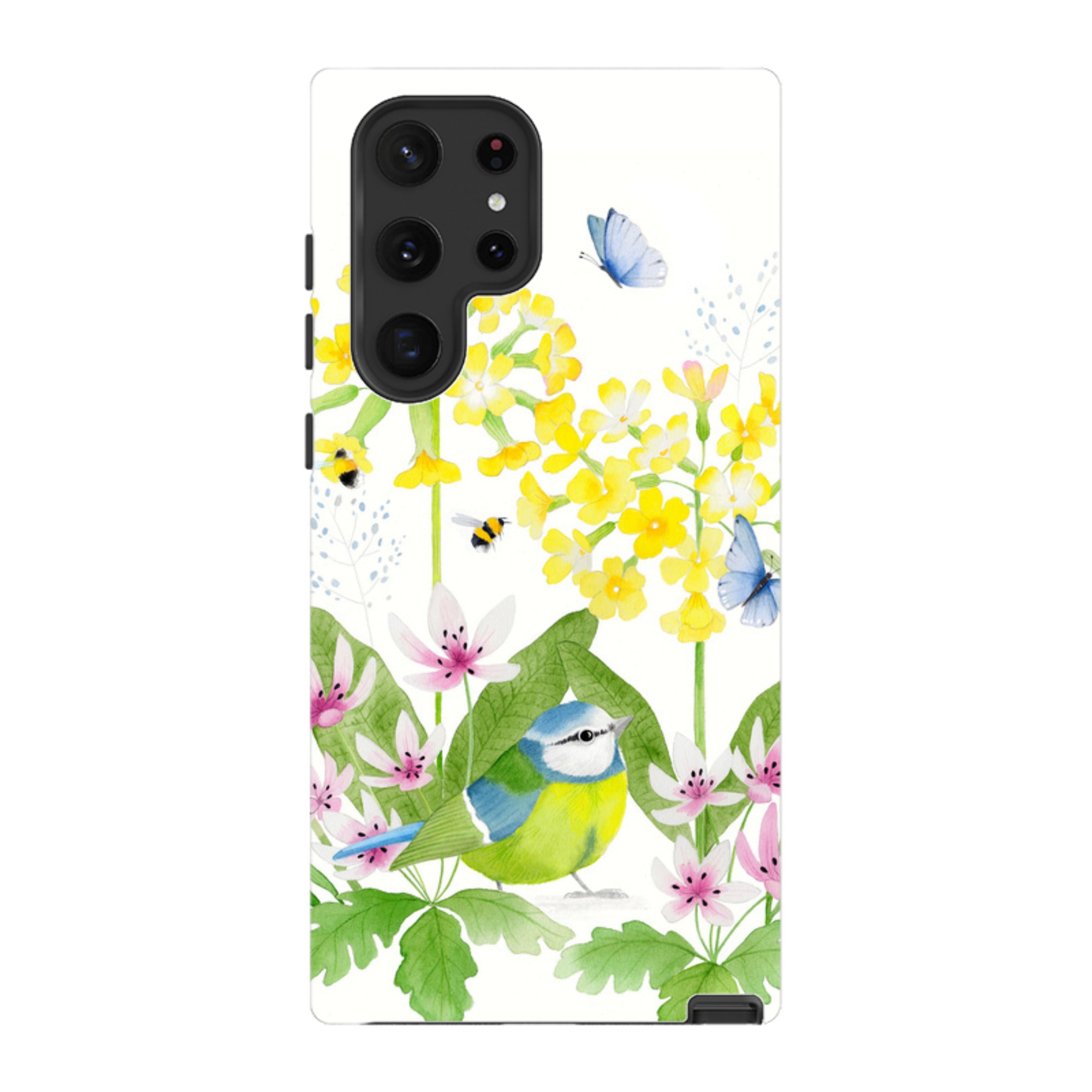 Samsung Tough Case - Blue Tit Garden By Bex Parkin