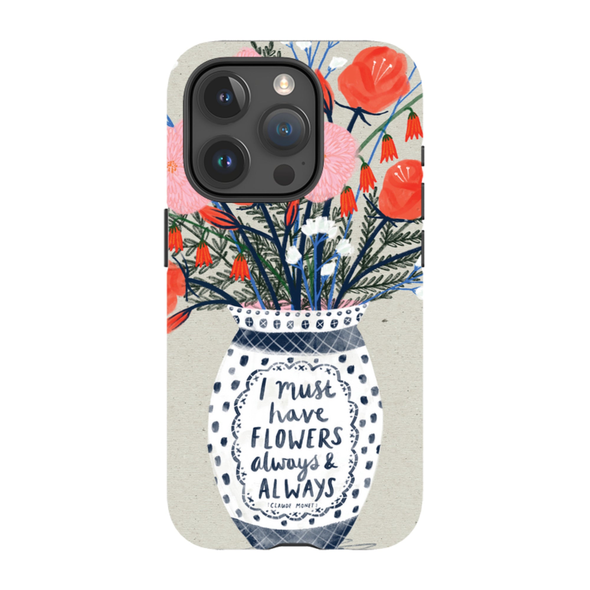 iPhone Tough Case - Flowers Always By Lee Foster Wilson