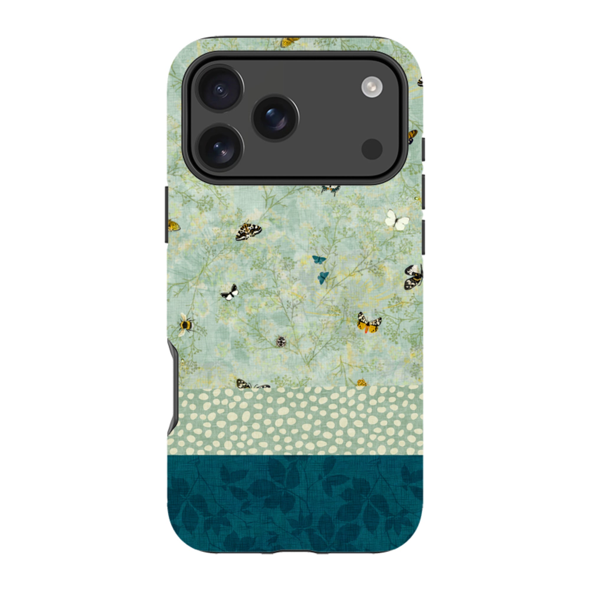 iPhone Tough Case - Chinoiserie Garden Soft Sage 2 By Katherine Quinn