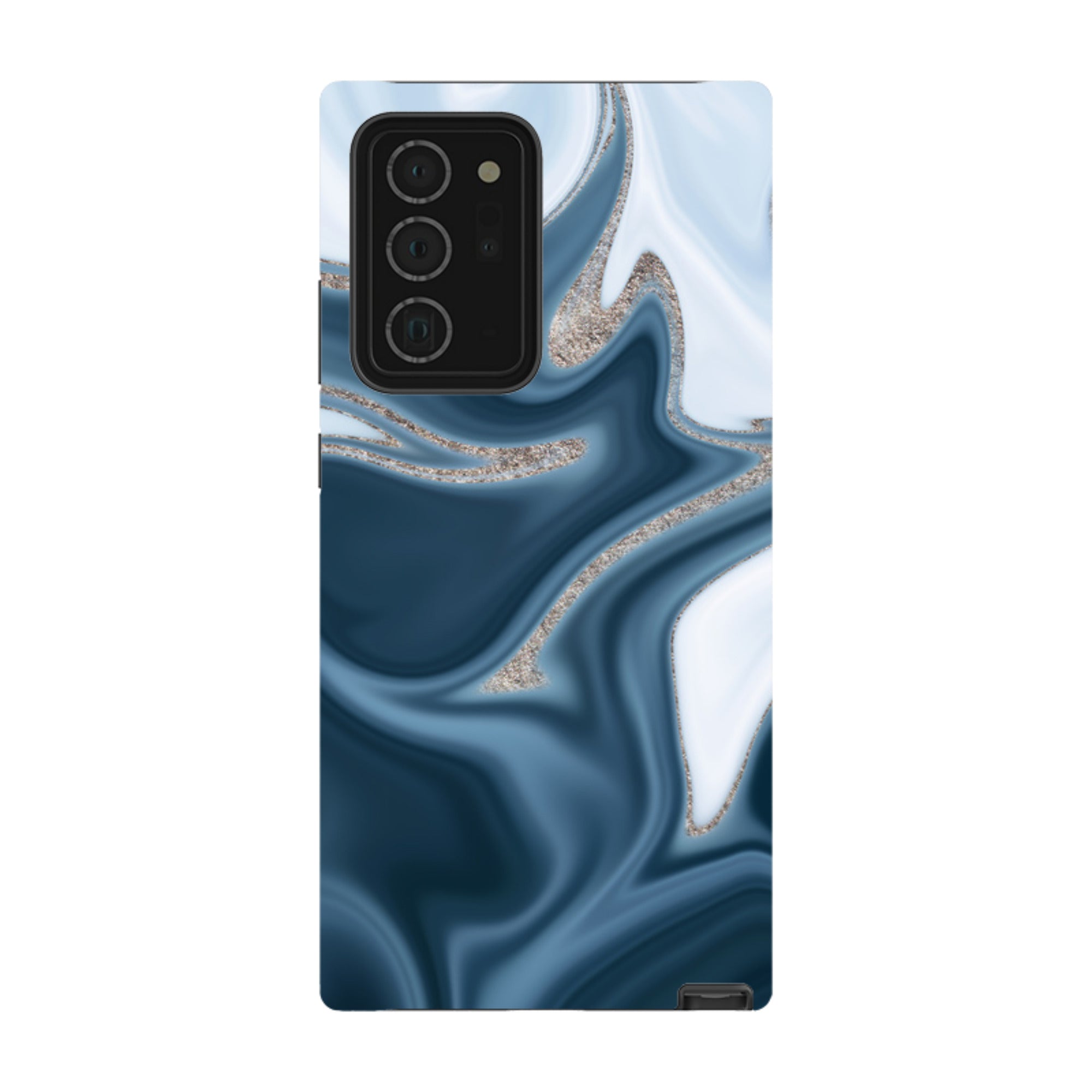 Samsung Tough Case - Blue Ice (case does not glitter)