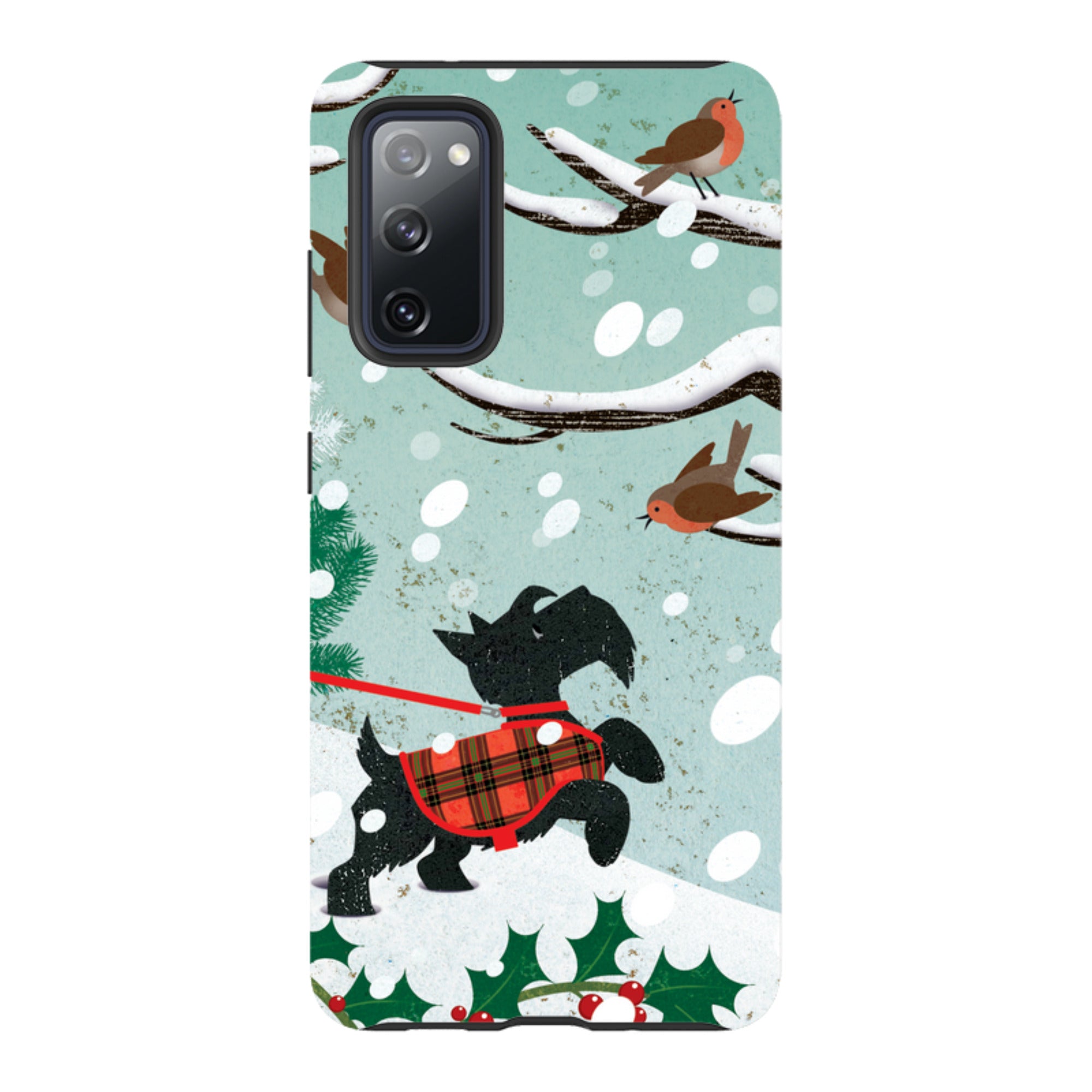 Samsung Tough Case - Scottie in Snow By Liane Payne