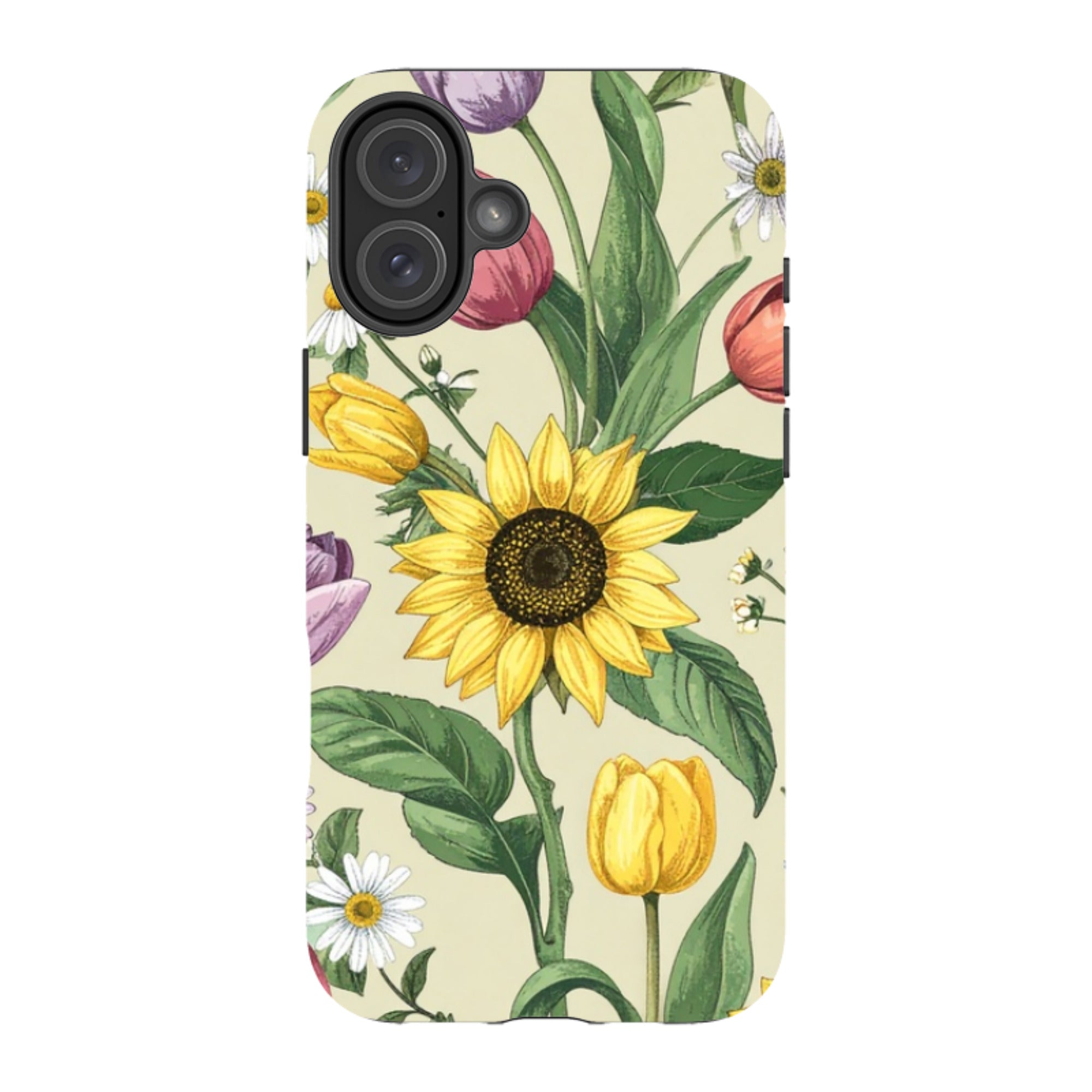 iPhone MagSafe Tough Case - Pale Sunflowers