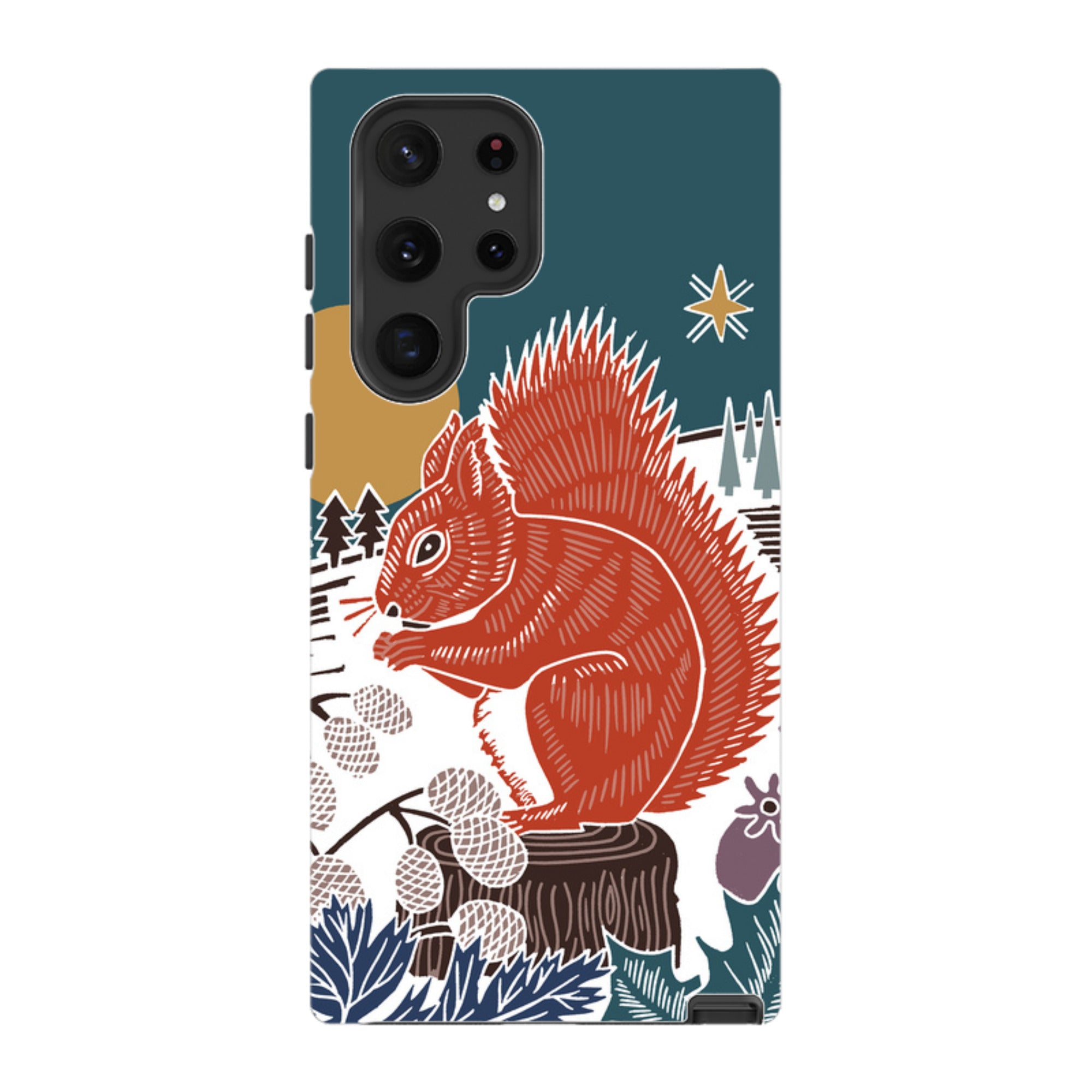 Samsung Tough Case - Winter Squirrel By Kate Heiss