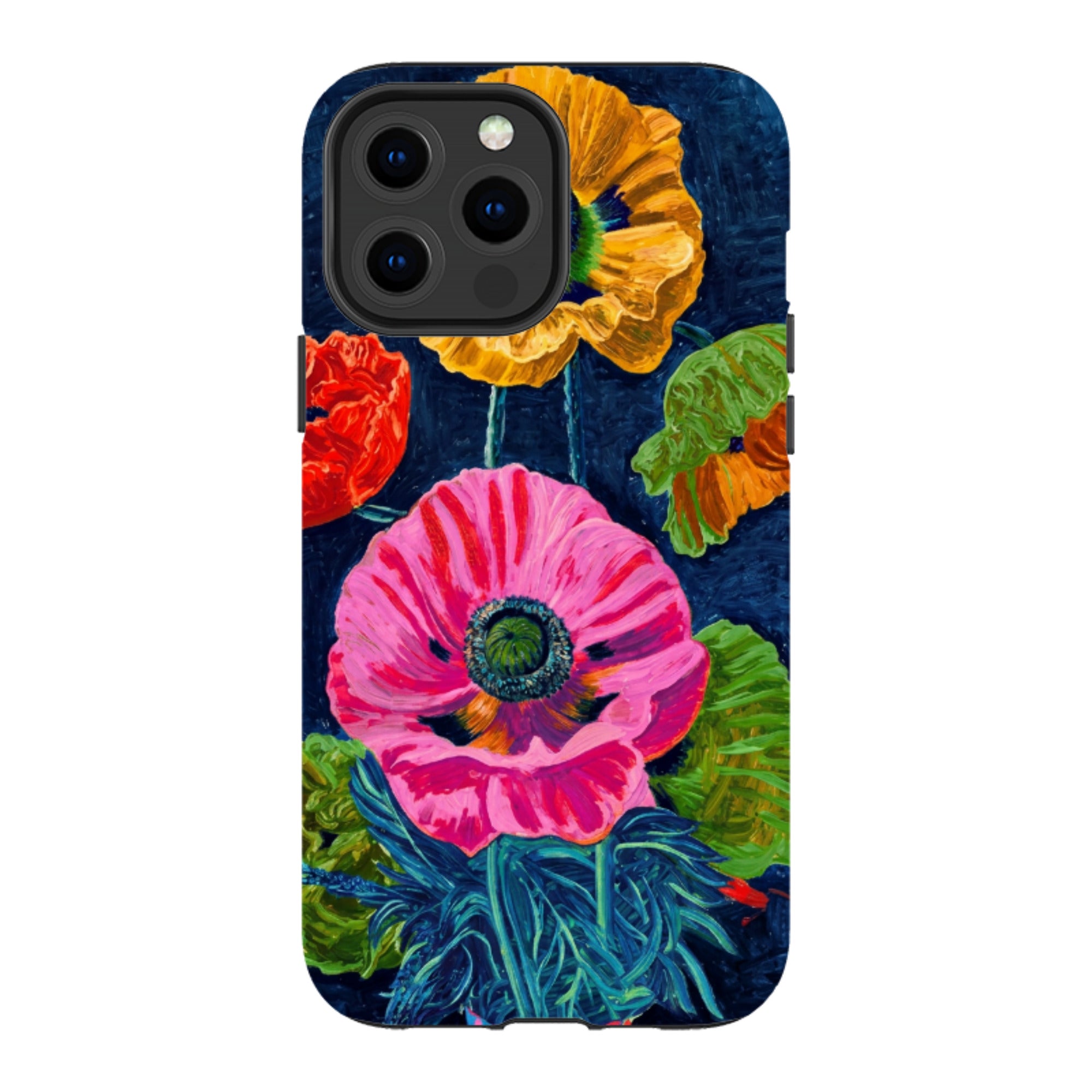 iPhone MagSafe Tough Case - Kisling Poppy Blue