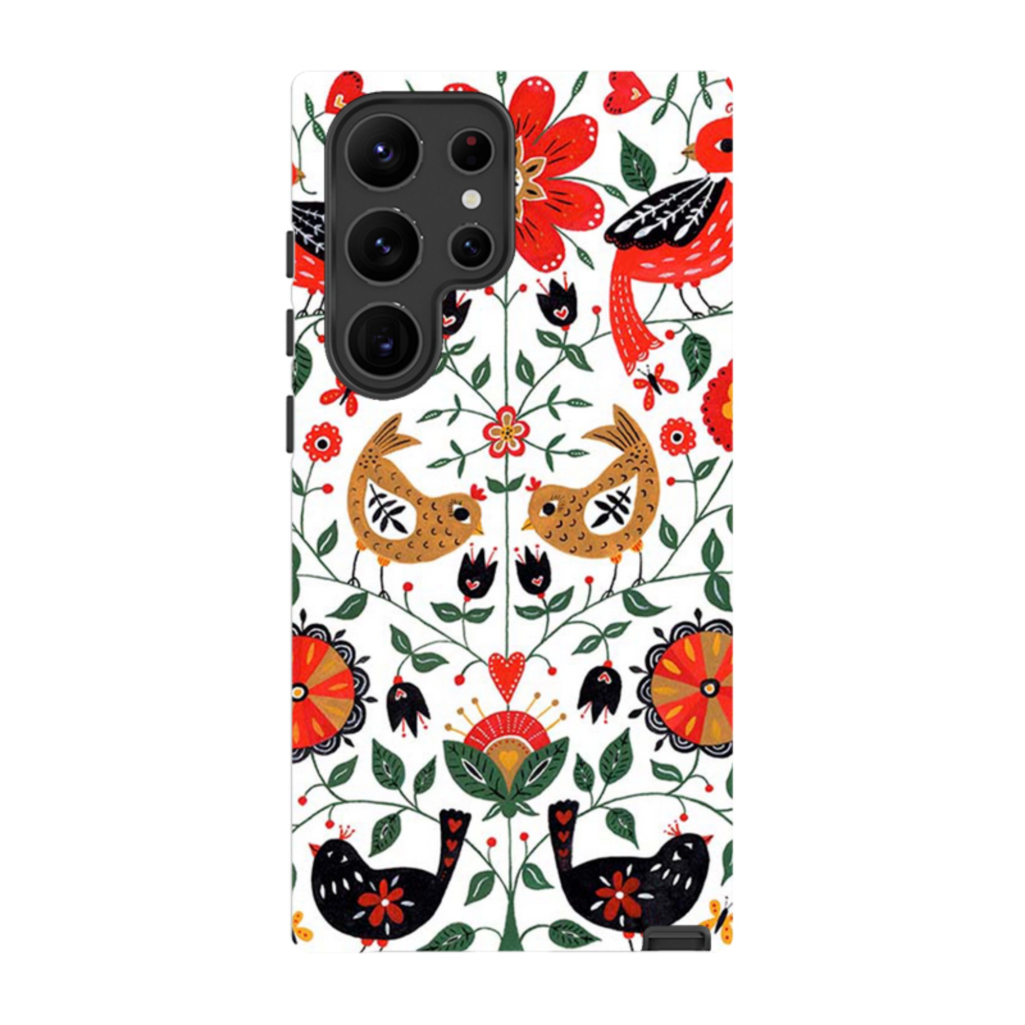 Samsung Tough Case - Birds And Floral By Suzy Taylor