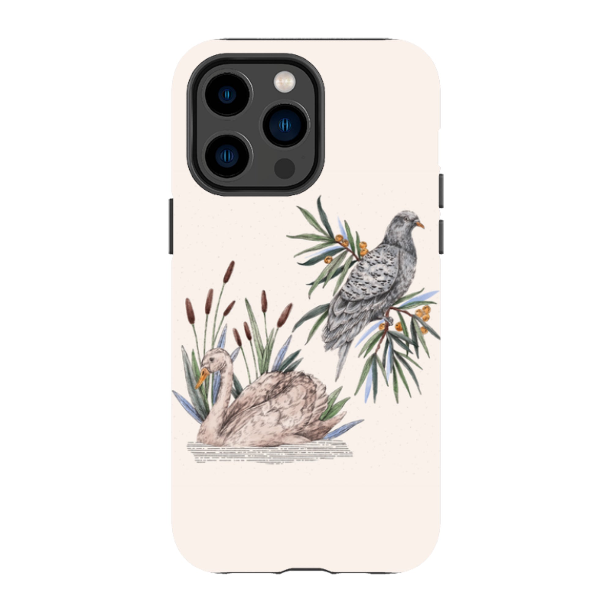 iPhone MagSafe Tough Case -  Swan Pigeon By Jade Mosinski